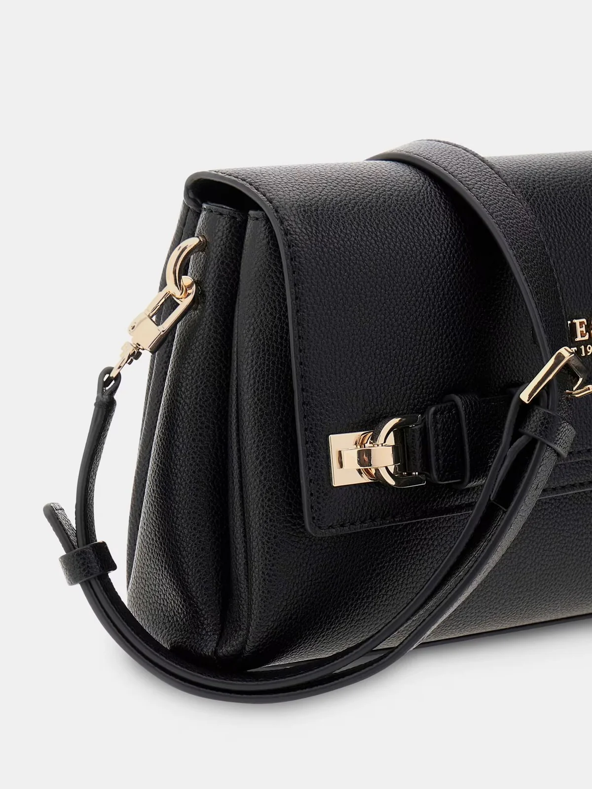 GUESS Borsa Donna GREGORIA FLAP CROSSBODY HWBG85 46200 BLA BLACK - Image 6