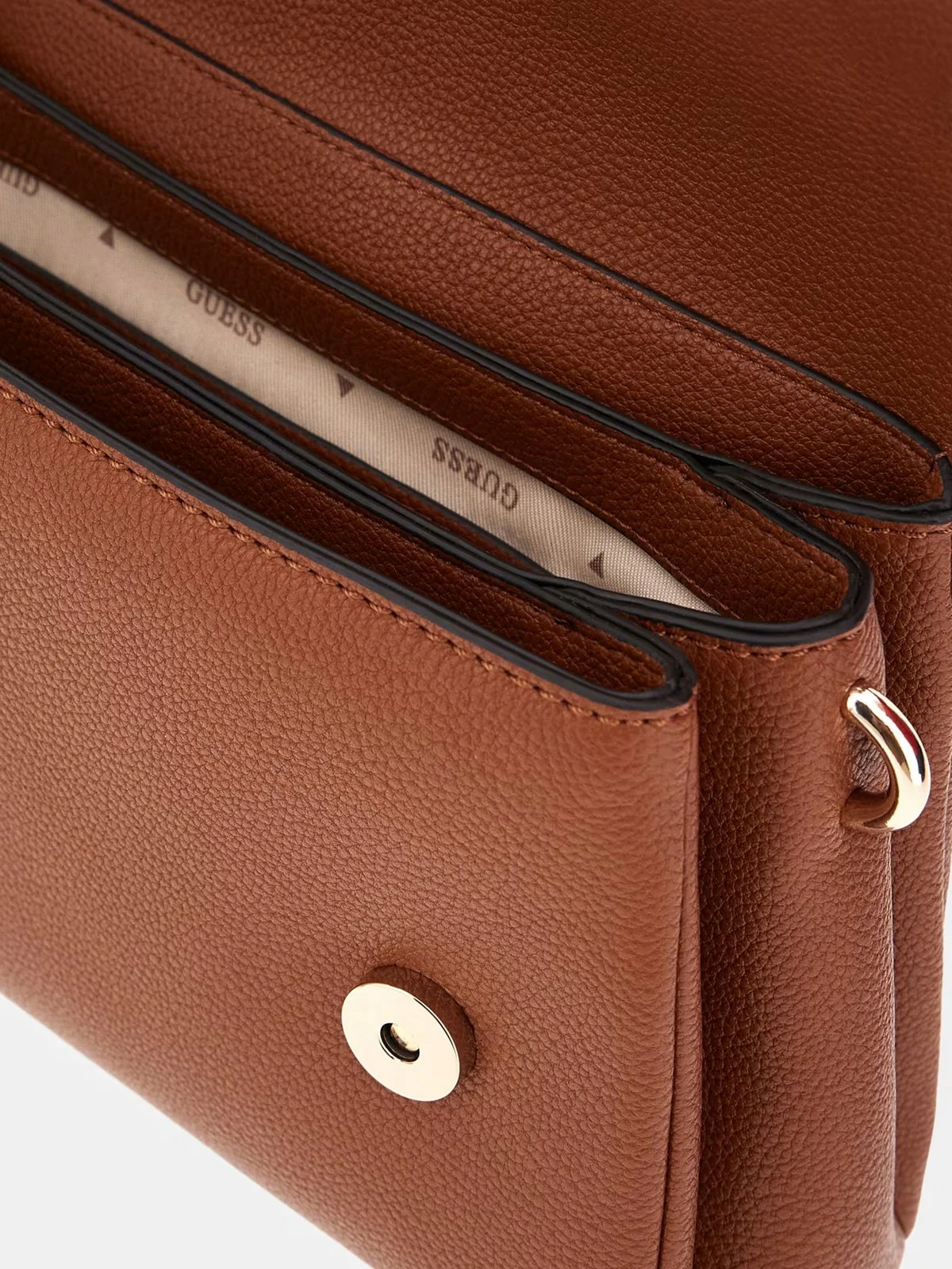 GUESS Borsa Donna GREGORIA FLAP CROSSBODY HWBG85 46200 COG COGNAC - Image 5