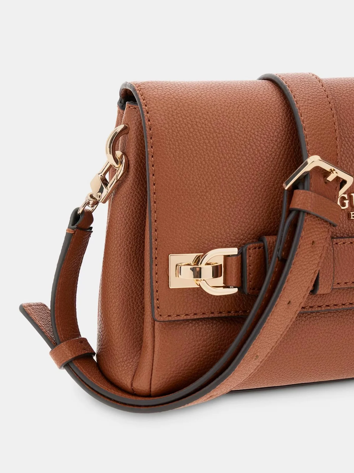 GUESS Borsa Donna GREGORIA FLAP CROSSBODY HWBG85 46200 COG COGNAC - Image 6