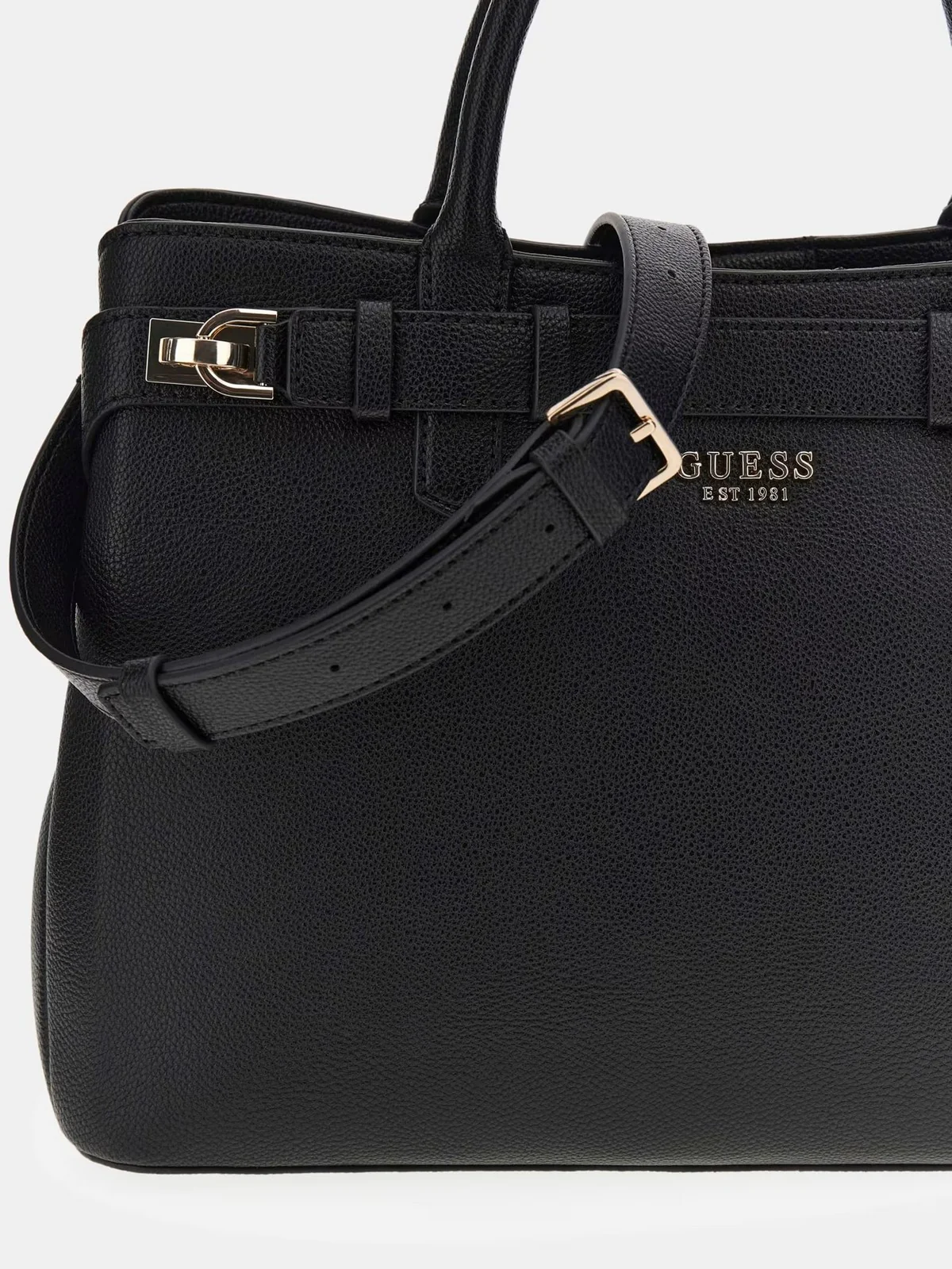 GUESS Borsa Donna GREGORIA LRG GFRIEND SATCHEL HWBG85 46070 BLA BLACK - Image 7