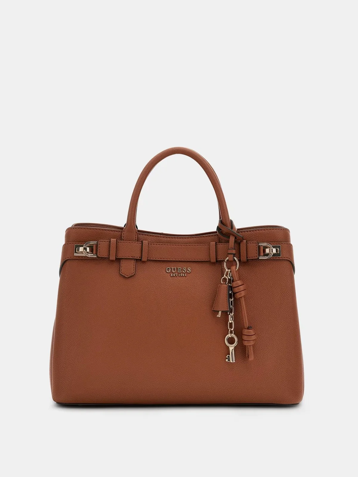 GUESS Borsa Donna GREGORIA LRG GFRIEND SATCHEL HWBG85 46070 COG COGNAC - Image 2