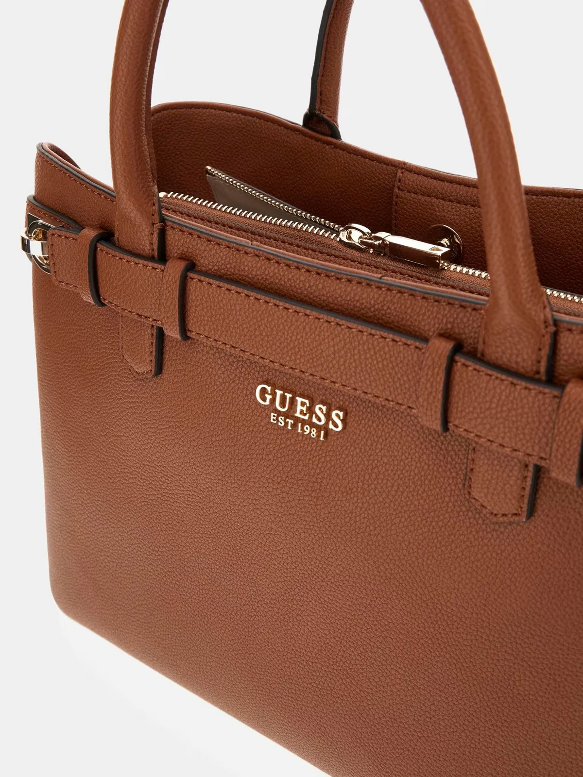 GUESS Borsa Donna GREGORIA LRG GFRIEND SATCHEL HWBG85 46070 COG COGNAC - Image 5