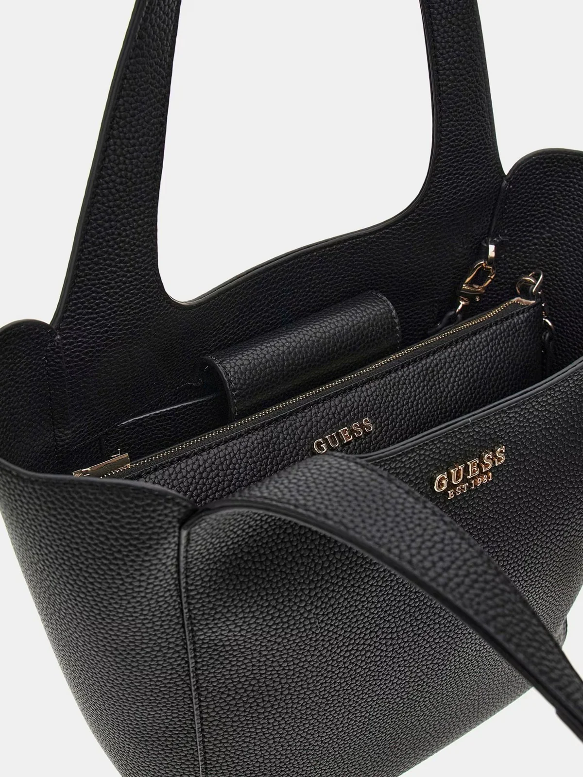 GUESS Borsa Donna HELINA TOTE HWBG96 40220 BLA BLACK - Image 3
