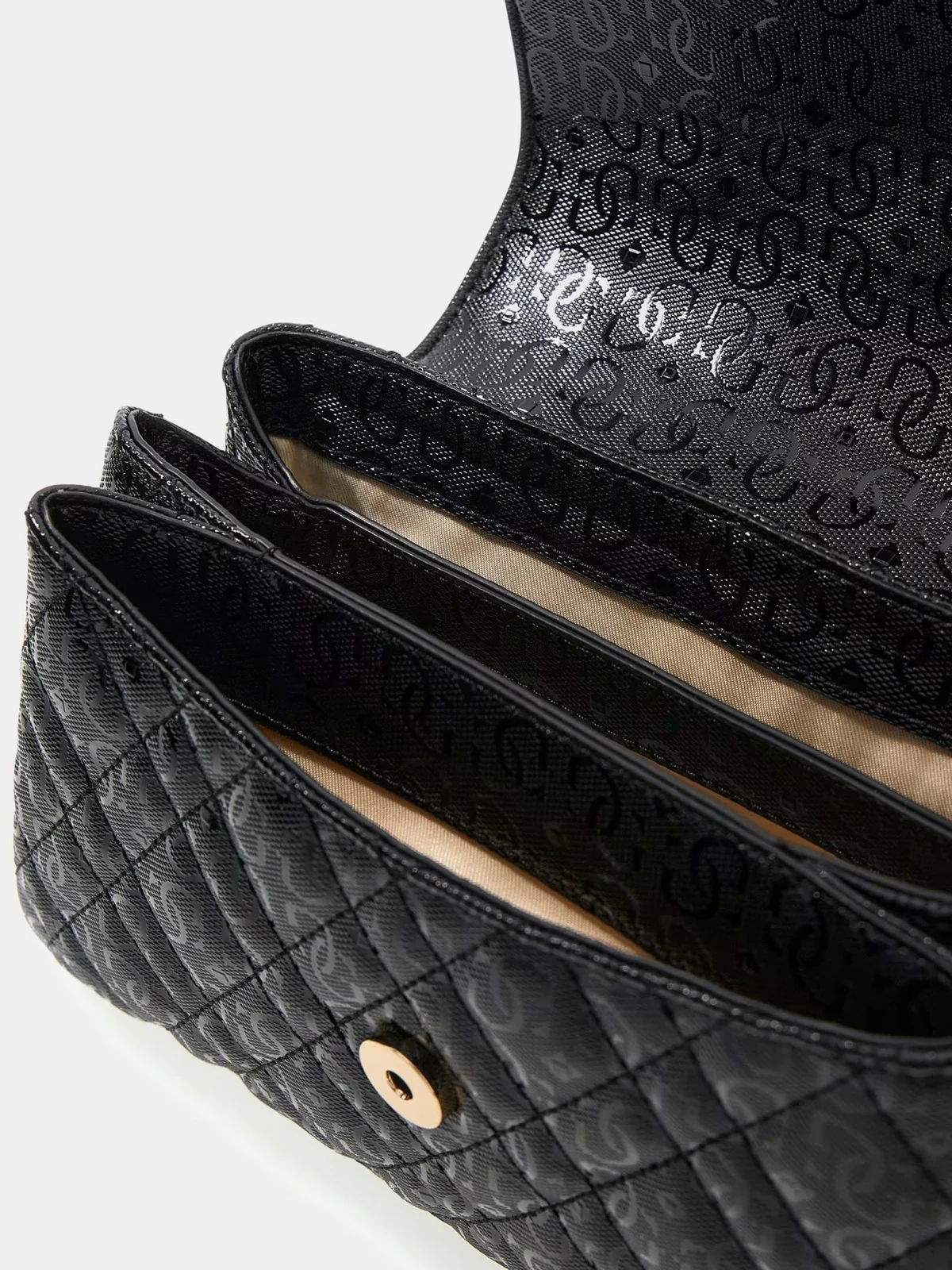 GUESS Borsa Donna ISEMAY CONVERTIBLE XBODY FLAP HWGG96 28210 BLA BLACK - Image 5