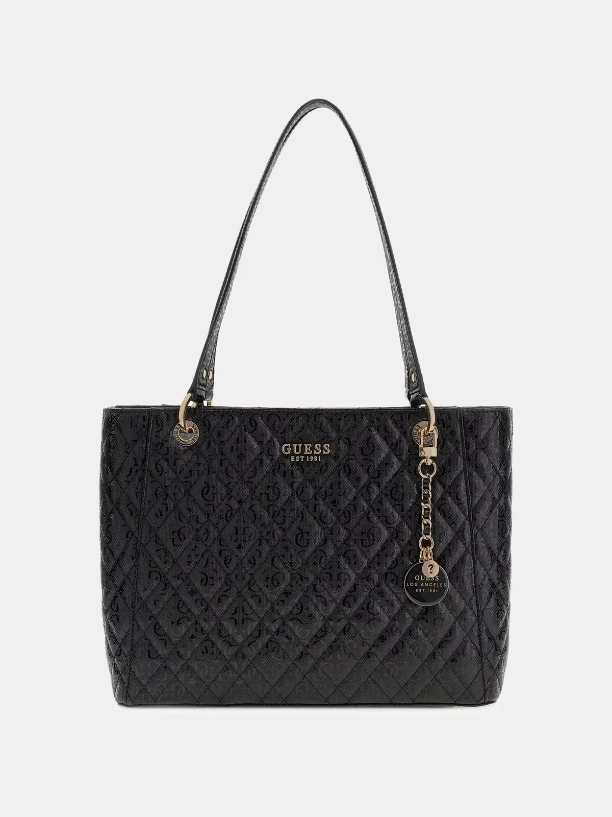 GUESS Borsa Donna ISEMAY NOEL TOTE HWGG96 28250 BLA BLACK - Image 3
