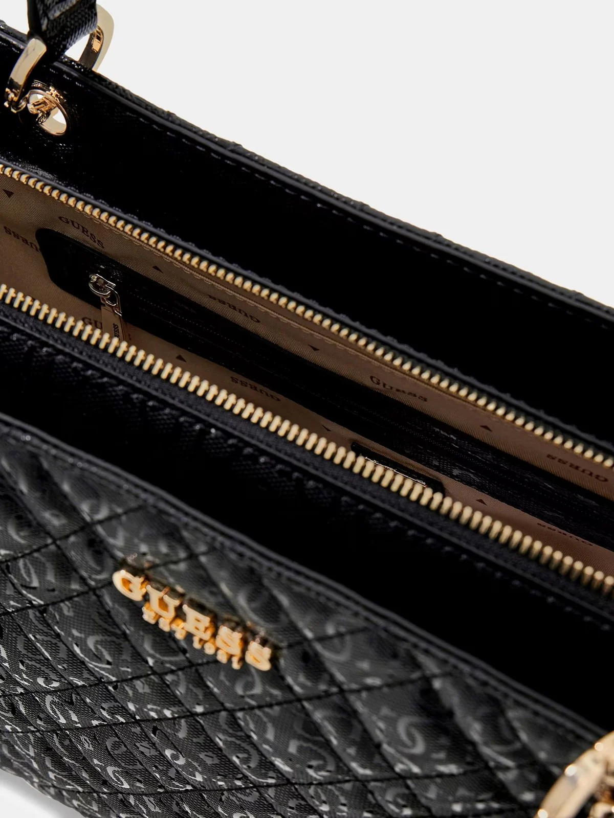 GUESS Borsa Donna ISEMAY NOEL TOTE HWGG96 28250 BLA BLACK - Image 5