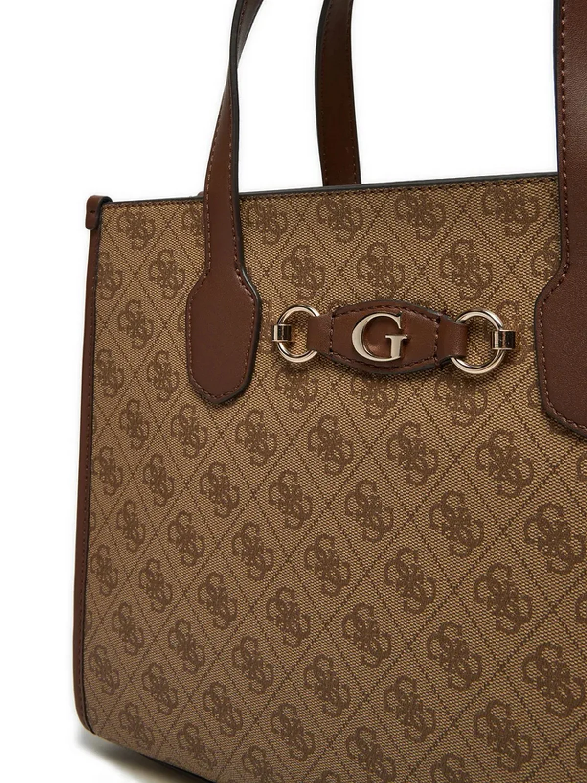 GUESS Borsa Donna IZZY 2 COMP TOTE HWSG86 54220 LGW Marrone - Image 2