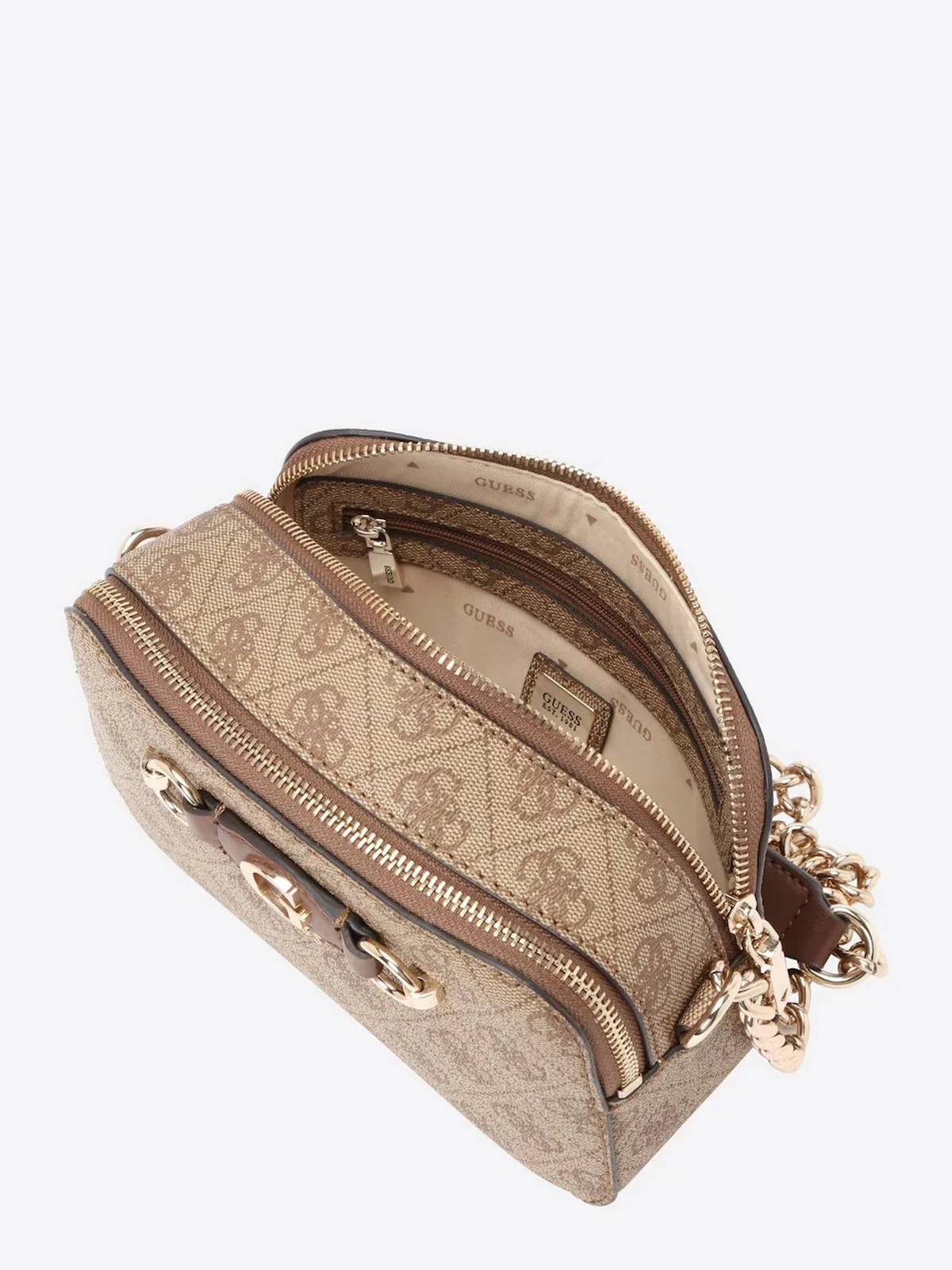 GUESS Borsa Donna IZZY CAMERA BAG HWSG86 54140 LGW Marrone - Image 3