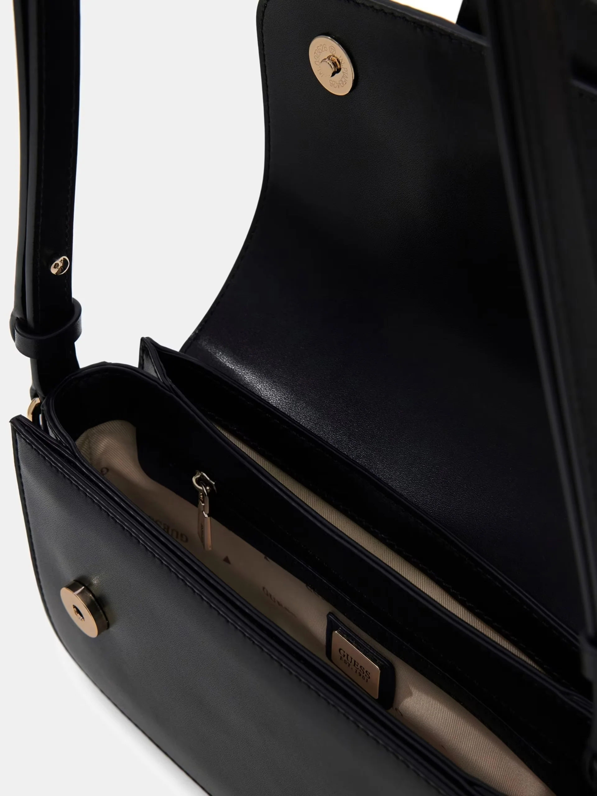 GUESS Borsa Donna JANIE CONVERTIBLE XBODY FLAP HWVG99 10210 BLA BLACK - Image 4