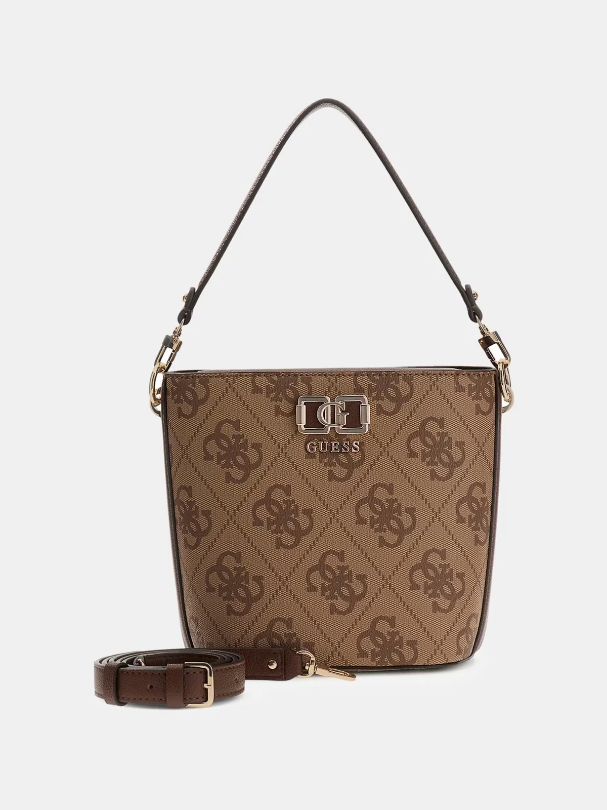 GUESS Borsa Donna KARNILLA LOGO BUCKET HWOS99 01010 LGW LATTE LOGO/BROWN - Image 3