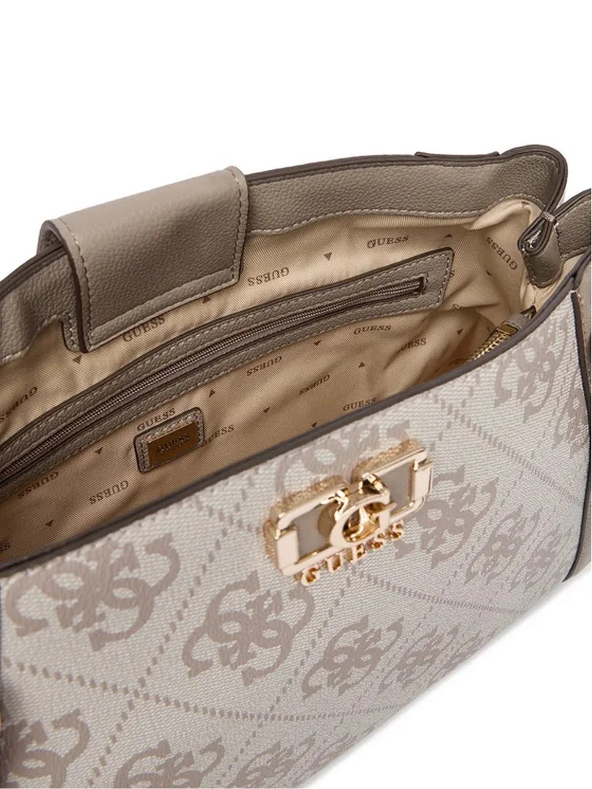 GUESS Borsa Donna KARNILLA LOGO GFRIEND CARRYALL HWOS99 01220 DKO DARK TAUPE LOGO - Image 2