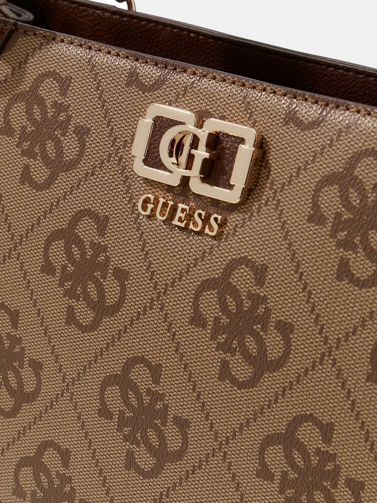 GUESS Borsa Donna KARNILLA LOGO GFRIEND CARRYALL HWOS99 01220 LGW LATTE LOGO/BROWN - Image 5