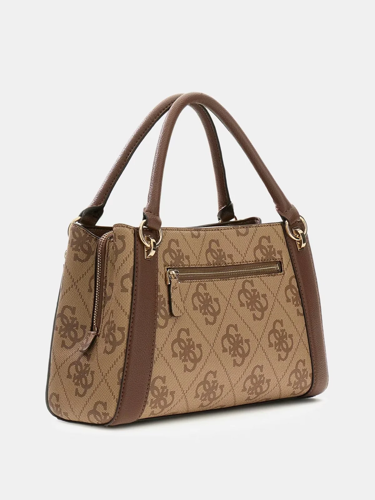 GUESS Borsa Donna KARNILLA LOGO GFRIEND SATHEL HWOS99 01060 LGW LATTE LOGO/BROWN - Image 4