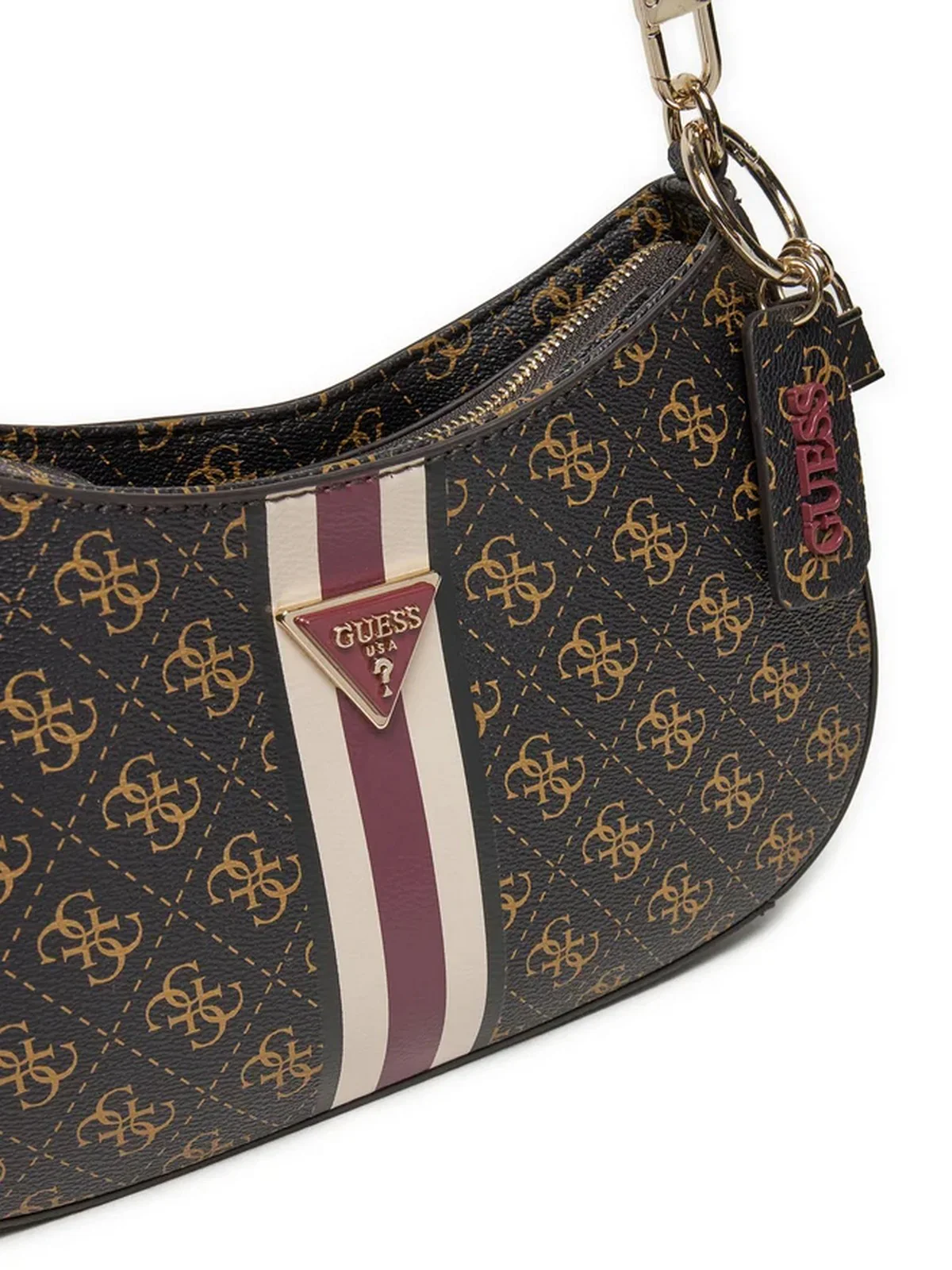 GUESS Borsa Donna Katey Flap Shoulder HWQS78 79180 BNL Marrone - Image 2