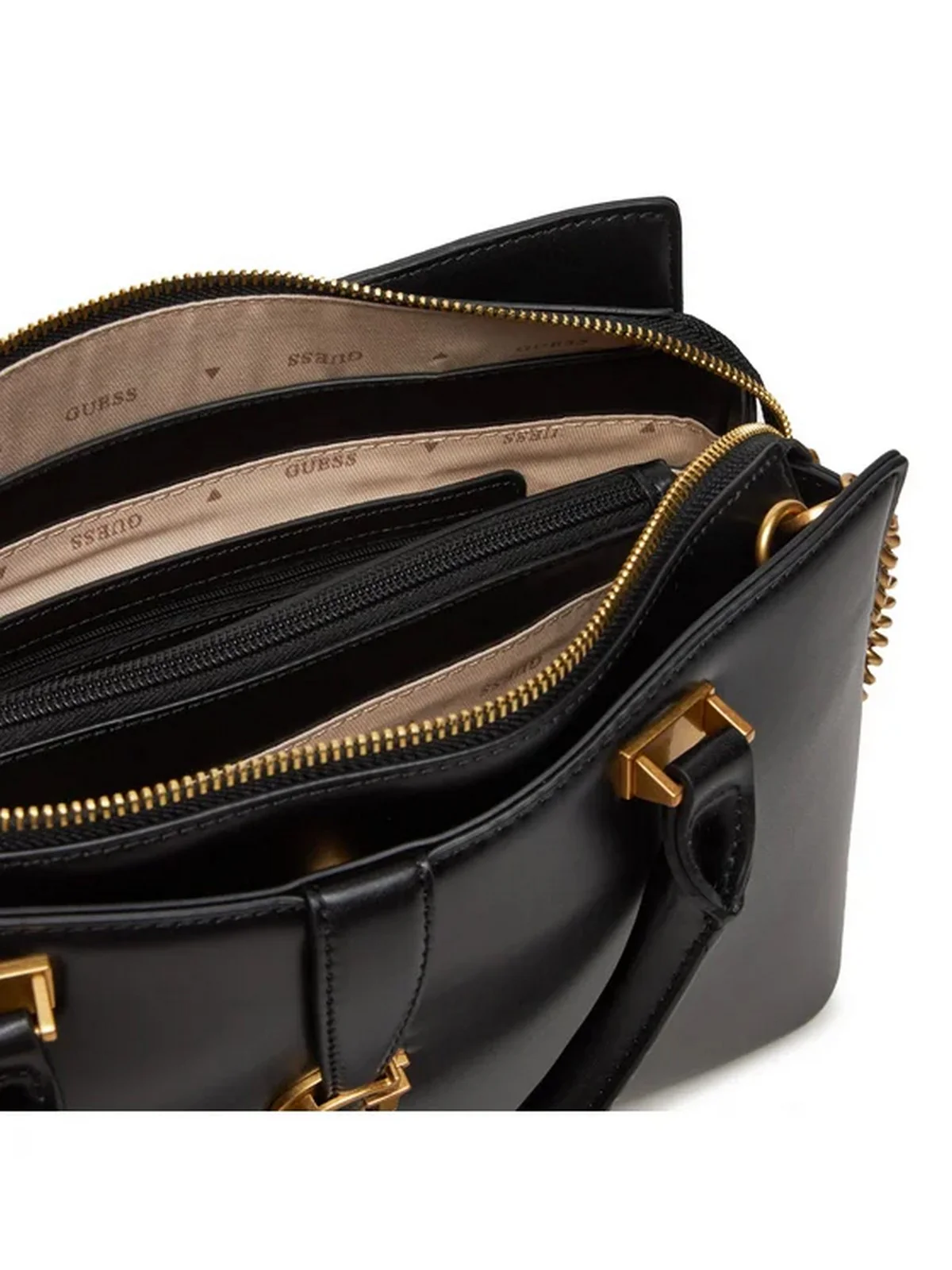 GUESS Borsa Donna Kuba Tri Compartment HWVA93 29060 BLA Nero - Image 4