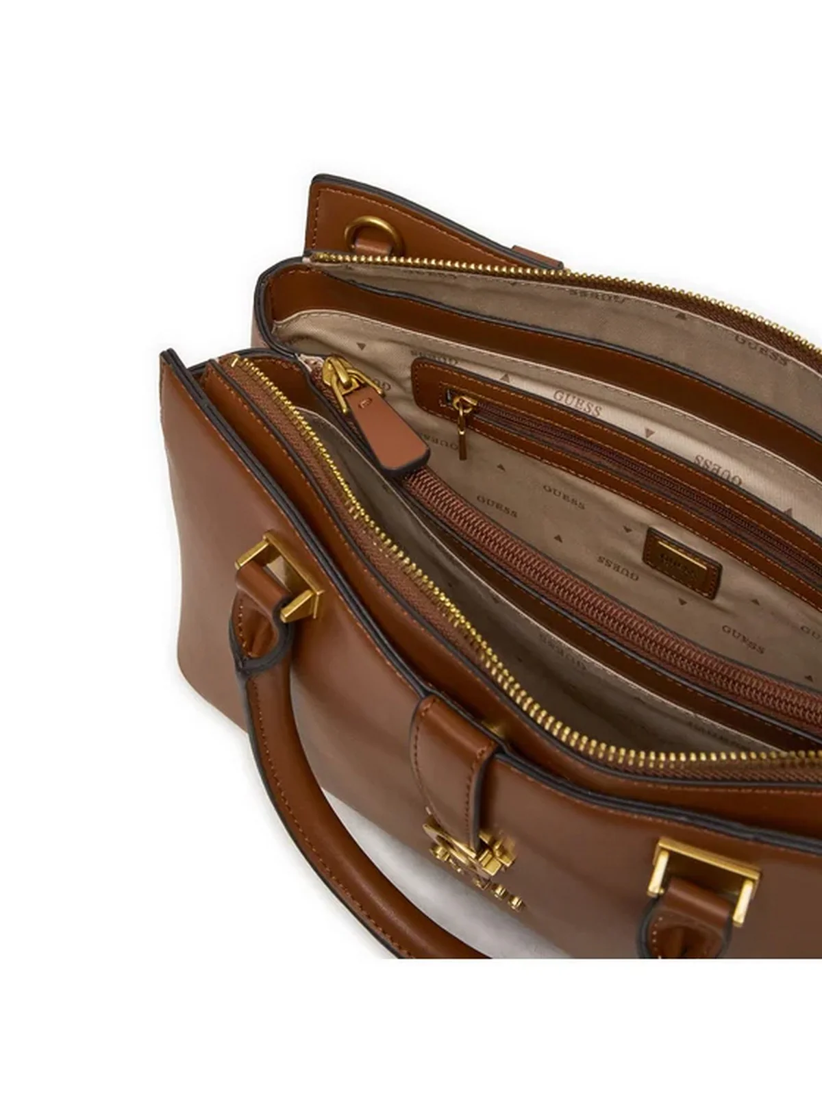 GUESS Borsa Donna Kuba Tri Compartment HWVA93 29060 COG Marrone - Image 4