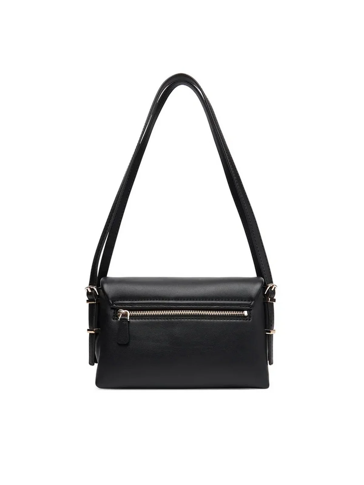 GUESS Borsa Donna LEFIA FLAP SHOULDER BAG HWBG96 44190 BLA BLACK - Image 4