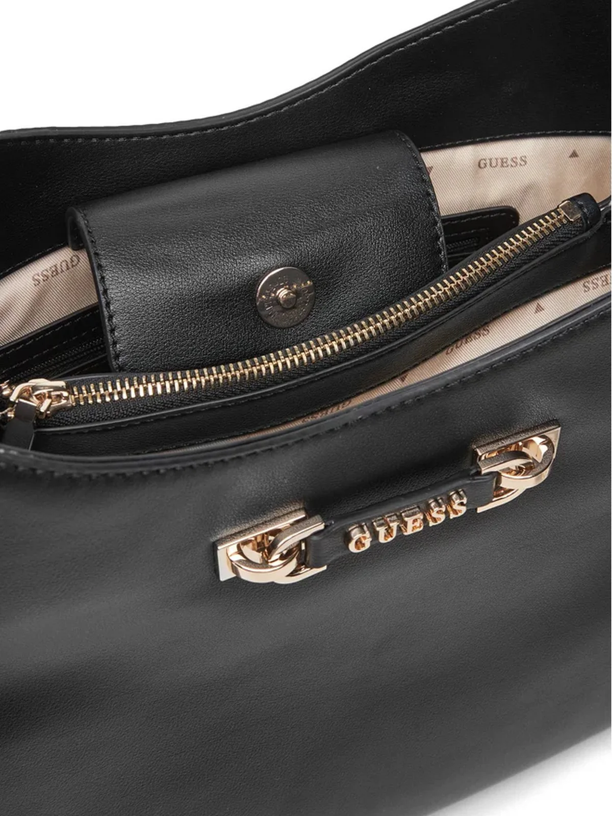 GUESS Borsa Donna LEFIA LARGE HOBO HWBG96 44020 BLA BLACK - Image 4
