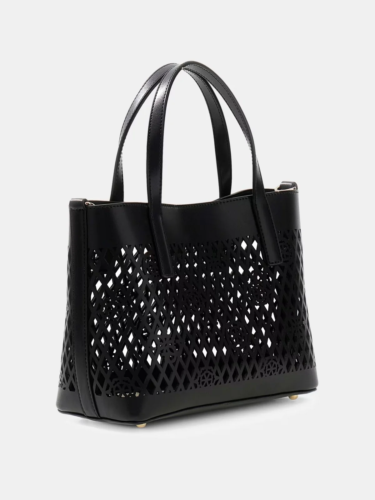 GUESS Borsa Donna LETTY 2 IN 1 MINI TOTE HWPG99 11750 BLA BLACK - Image 5