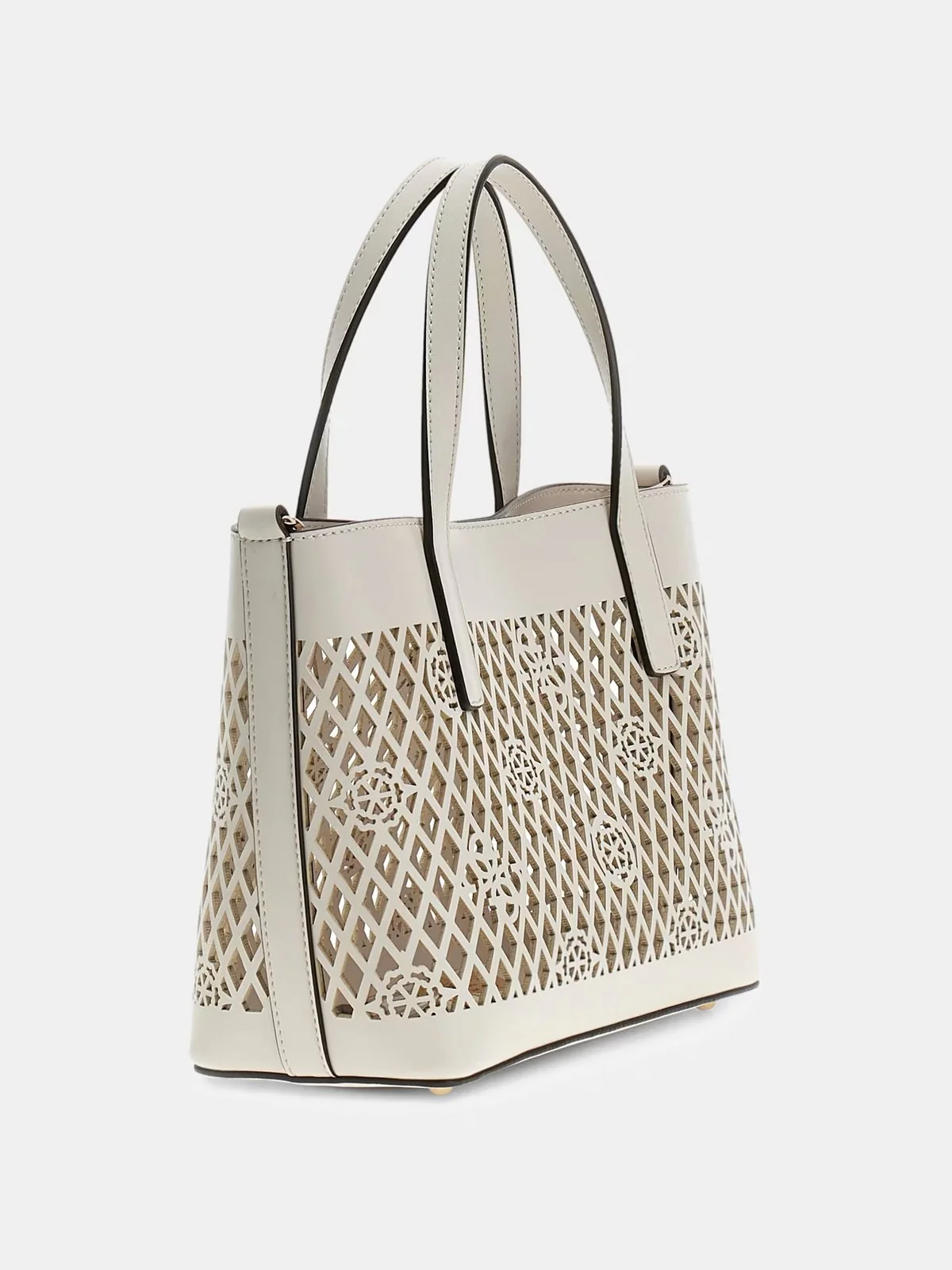 GUESS Borsa Donna LETTY 2 IN 1 MINI TOTE HWPG99 11750 OFF off white - Image 4