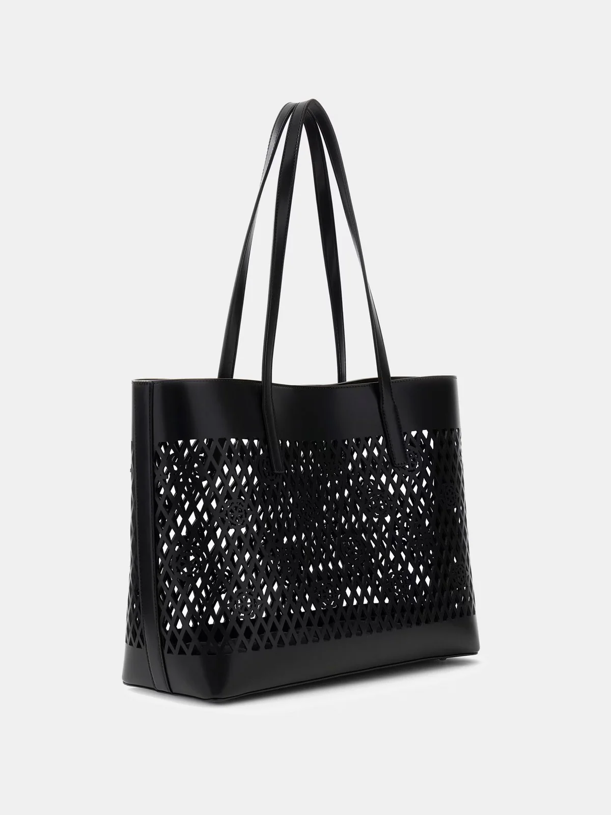 GUESS Borsa Donna LETTY 2 IN 1 TOTE HWPG99 11240 BLA BLACK - Image 4