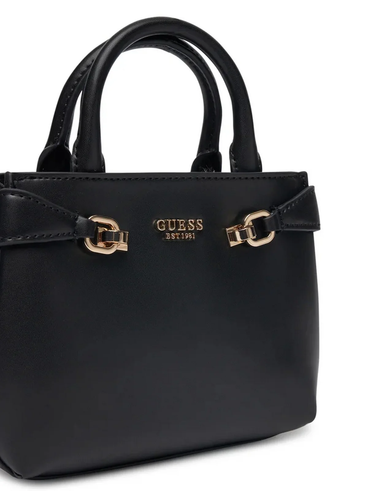 GUESS Borsa Donna LORELEI MINI SATCHEL HWVG96 39760 BLA Nero - Image 2