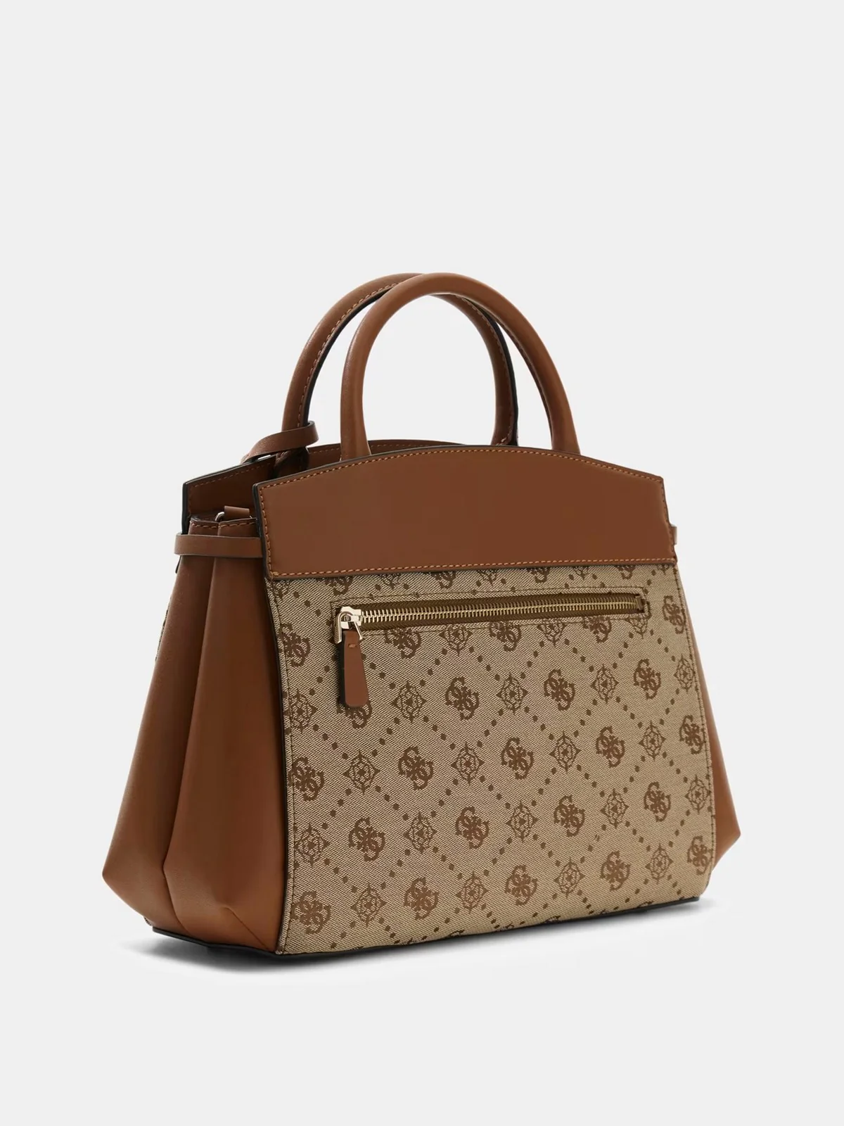 GUESS Borsa Donna MELINDA LOGO TRI COMP SATCHEL HWJP99 02060 LTL LATTE LOGO - Image 3
