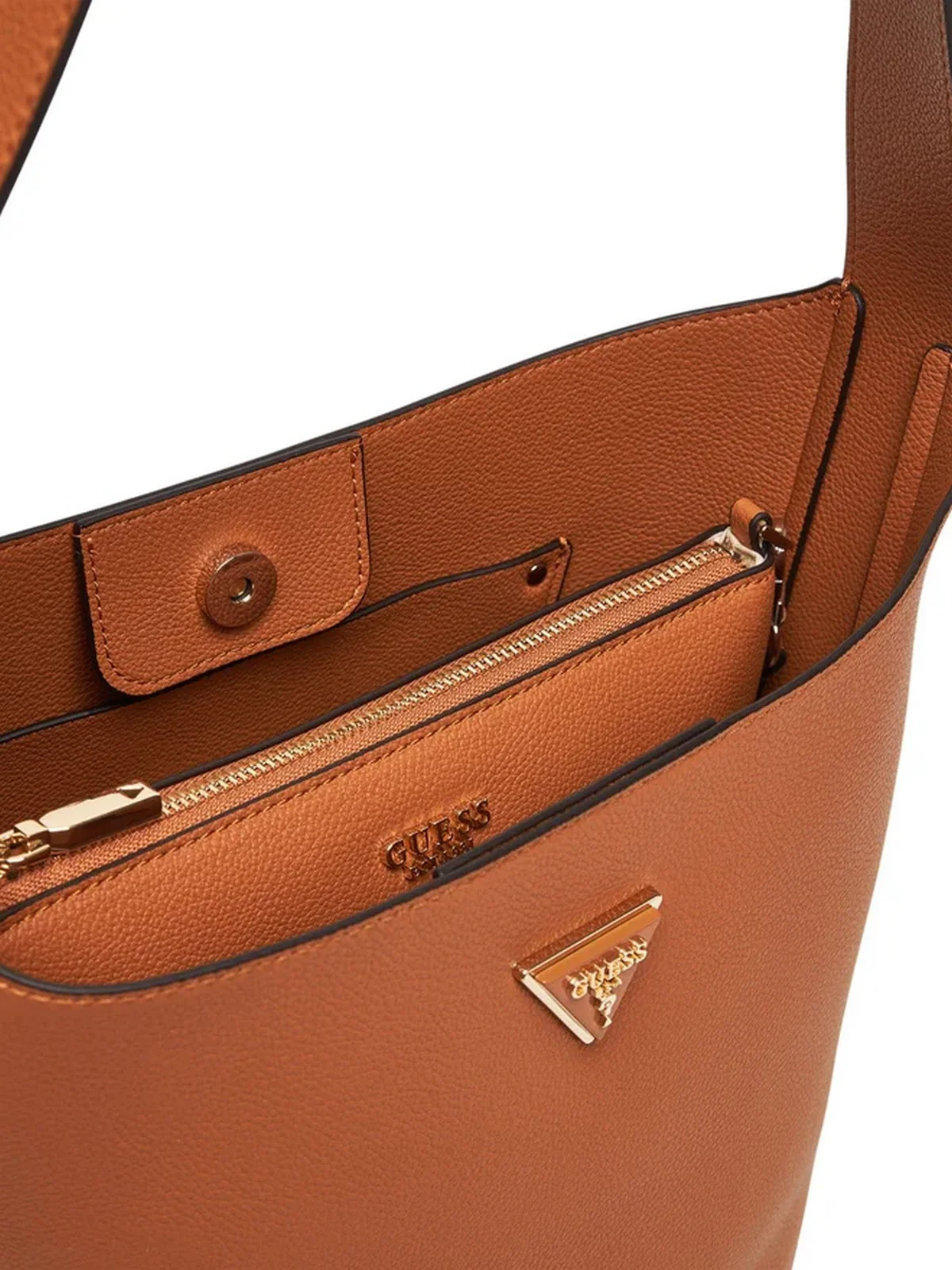 GUESS Borsa Donna MERIDIAN II BUCKET HWBG69 74040 COG COGNAC - Image 6