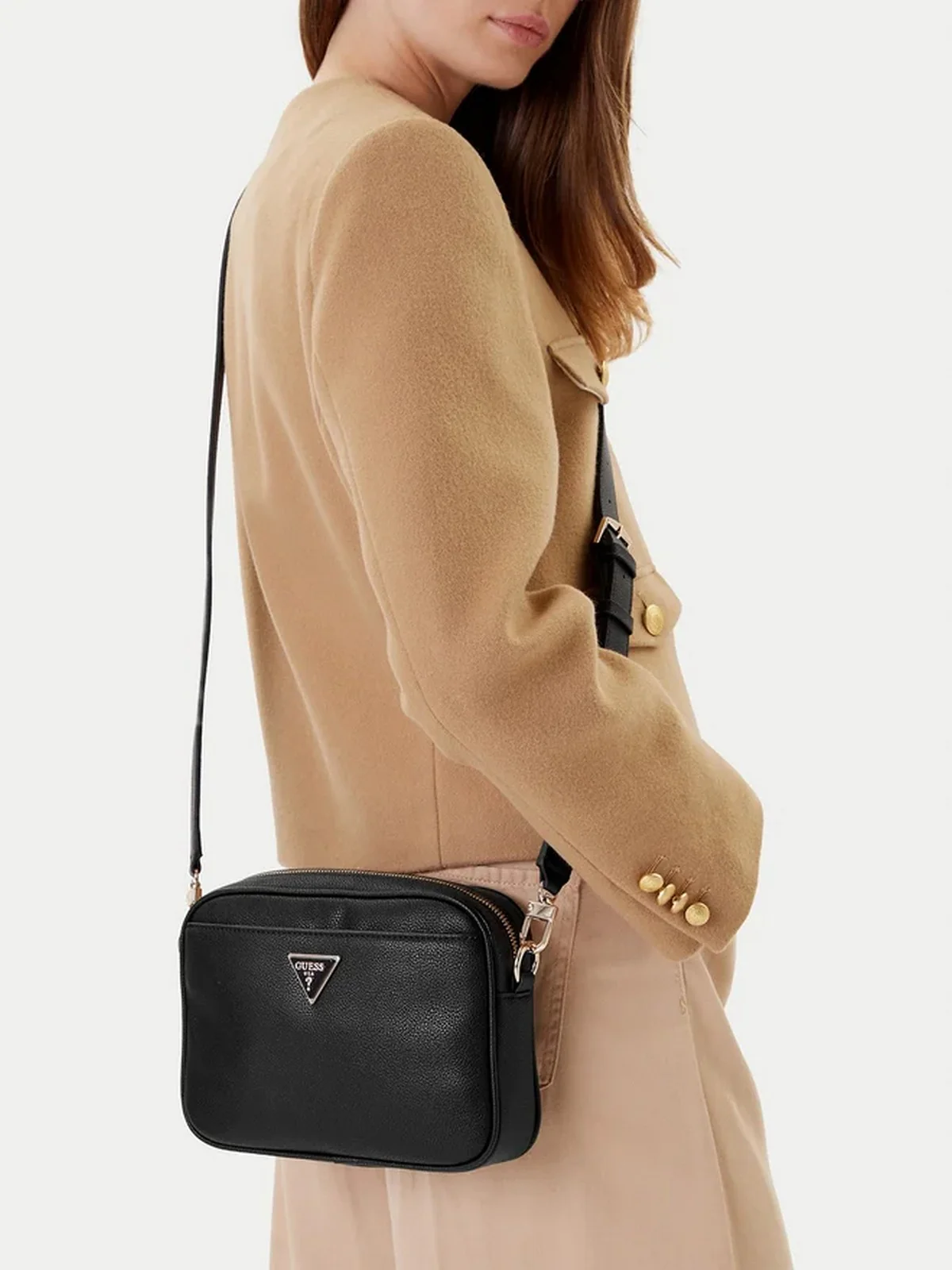 GUESS Borsa Donna MERIDIAN II CAMERA BAG HWBG69 74140 BLA BLACK - Image 2