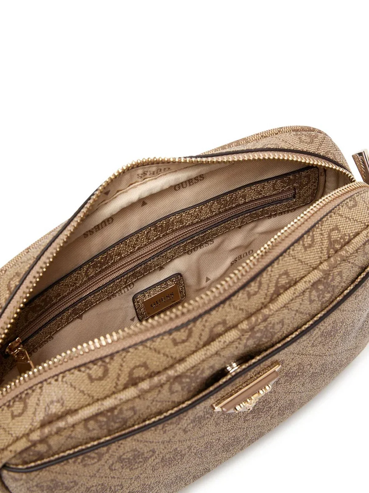 GUESS Borsa Donna MERIDIAN II CAMERA BAG HWSG69 74140 LTL LATTE LOGO - Image 5