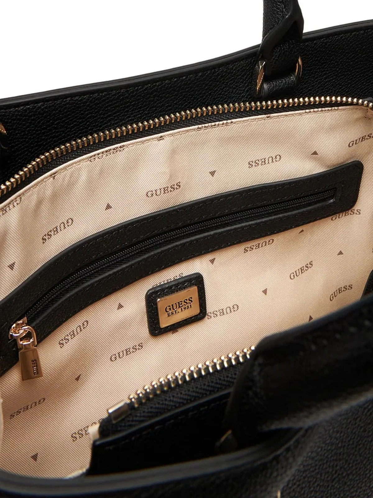GUESS Borsa Donna MERIDIAN II GIRLFRIEND SATCHEL HWBG69 74060 BLA BLACK - Image 6