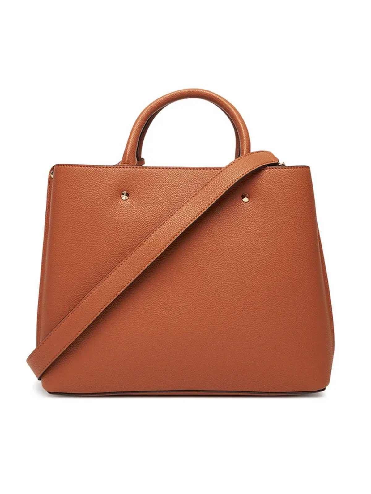GUESS Borsa Donna MERIDIAN II GIRLFRIEND SATCHEL HWBG69 74060 COG COGNAC - Image 4