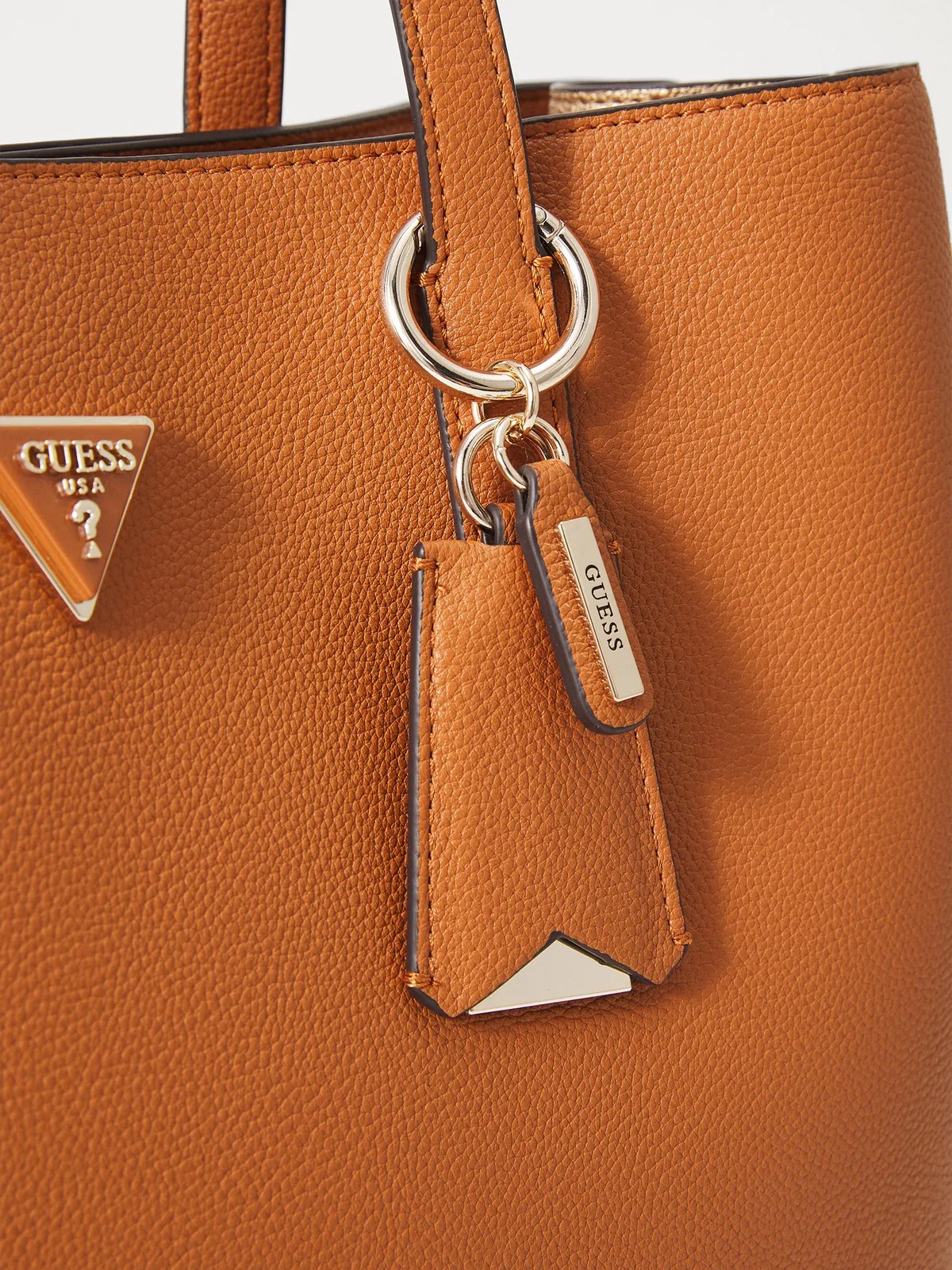 GUESS Borsa Donna MERIDIAN II GIRLFRIEND TOTE HWBG69 74230 COG COGNAC - Image 4