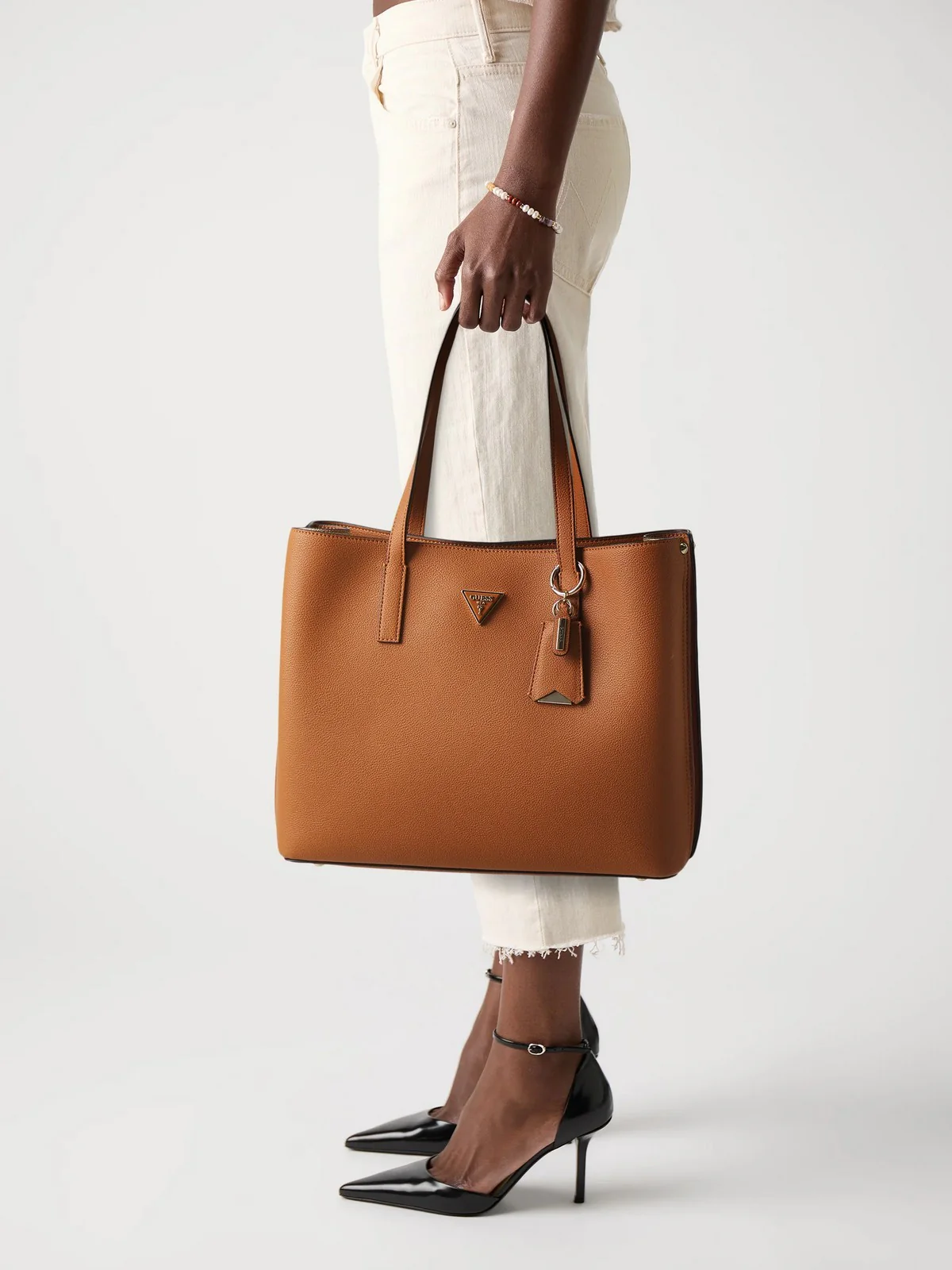 GUESS Borsa Donna MERIDIAN II GIRLFRIEND TOTE HWBG69 74230 COG COGNAC - Image 5