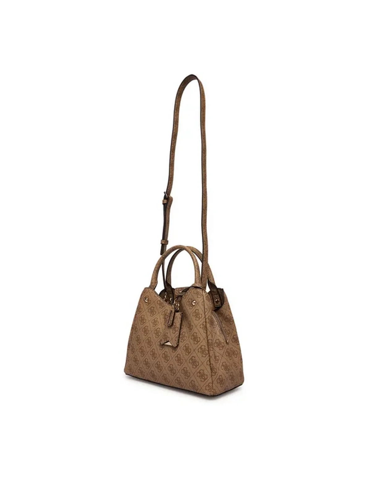 GUESS Borsa Donna MERIDIAN II SML GFRND CARRYALL HWSG69 74050 LTL LATTE LOGO - Image 3