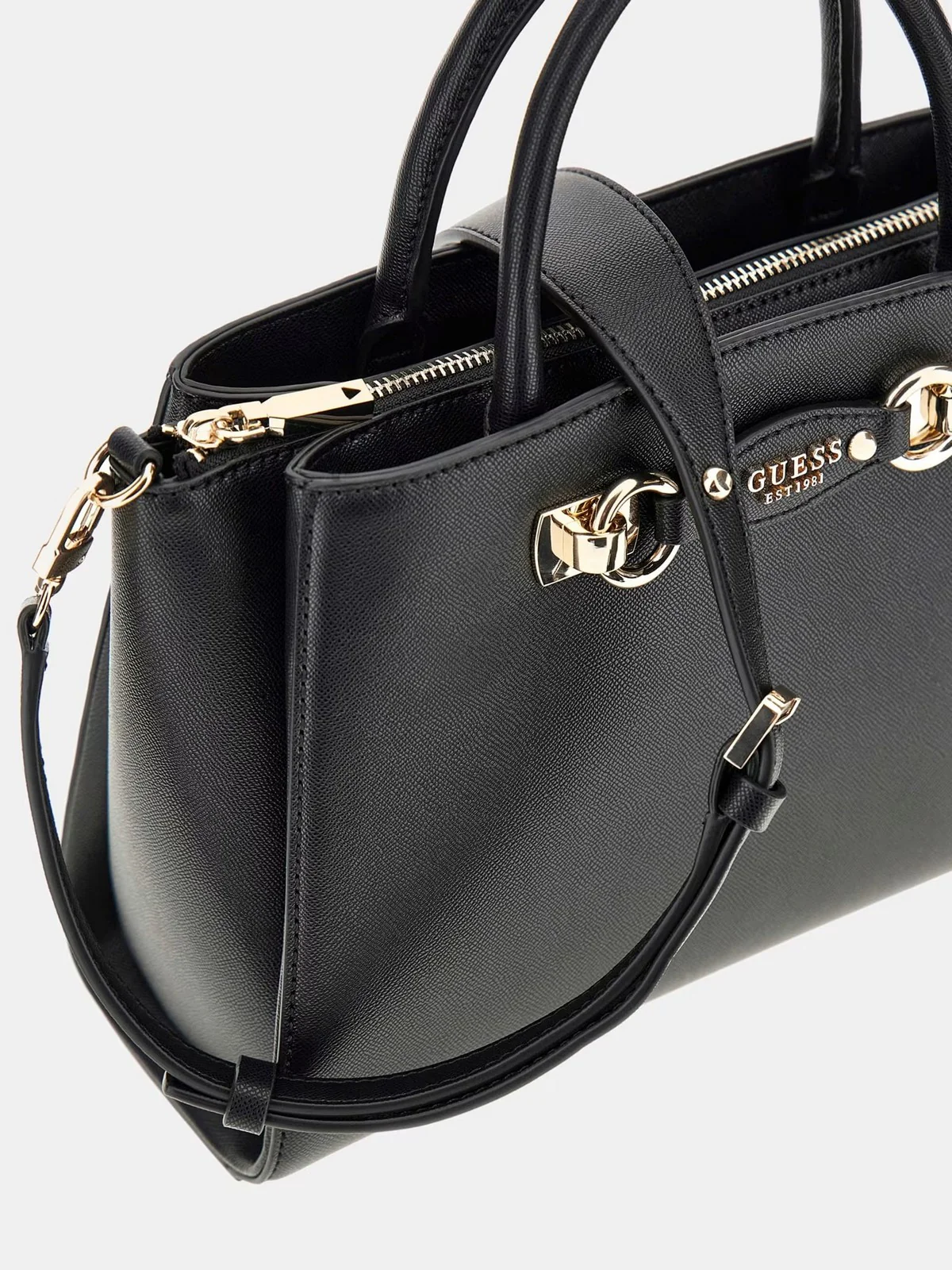 GUESS Borsa Donna MIMINA GIRLFRIEND SATCHEL HWBG80 15060 BLA BLACK - Image 6