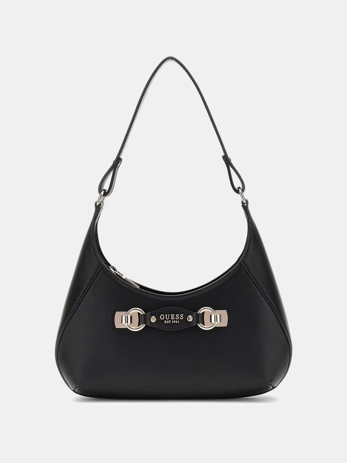 GUESS Borsa Donna MIMINA TOP ZIP SHOULDER BAG HWBG80 15180 BLA BLACK - Image 2