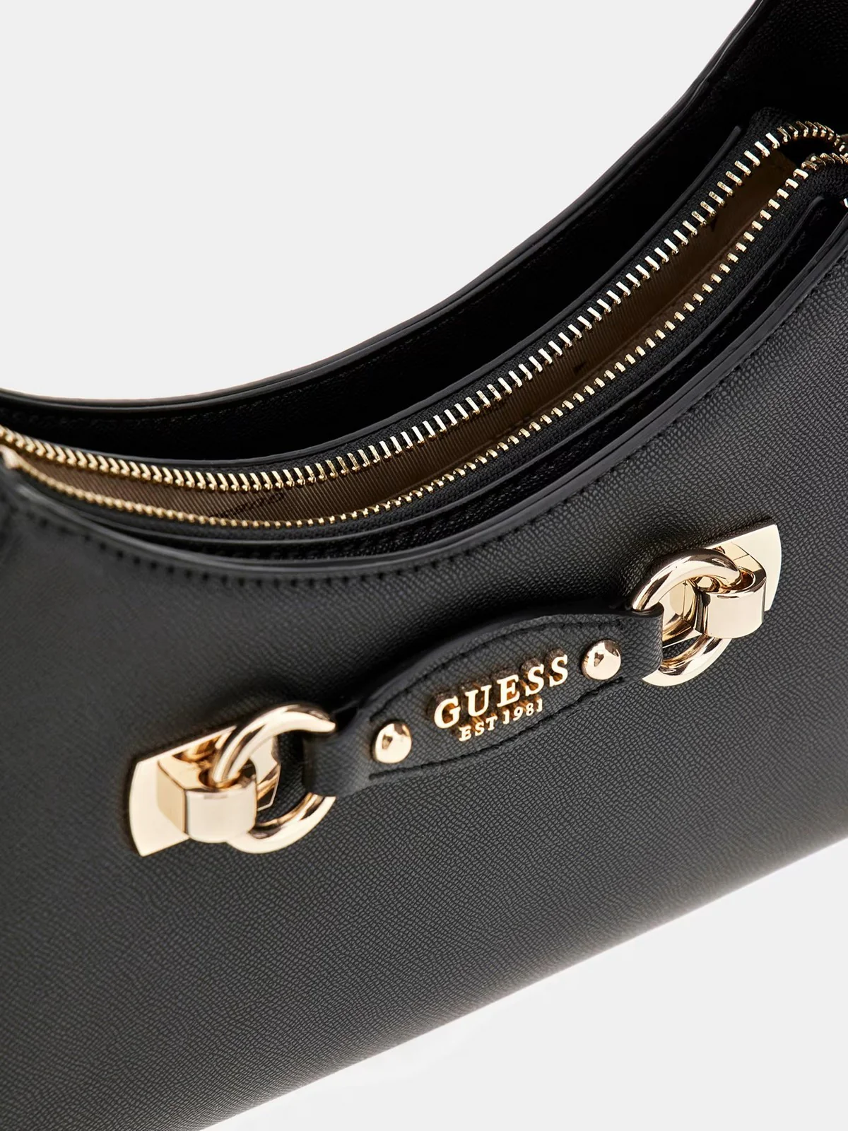GUESS Borsa Donna MIMINA TOP ZIP SHOULDER BAG HWBG80 15180 BLA BLACK - Image 5