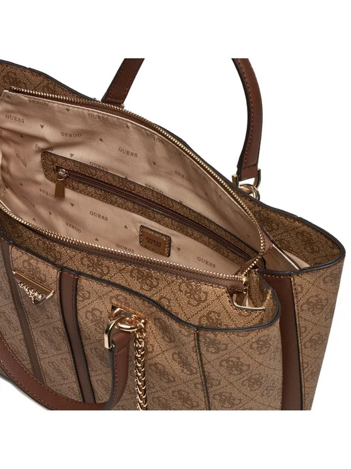 GUESS Borsa Donna Mini Sling HWSG90 00220 LGW Marrone - Image 4