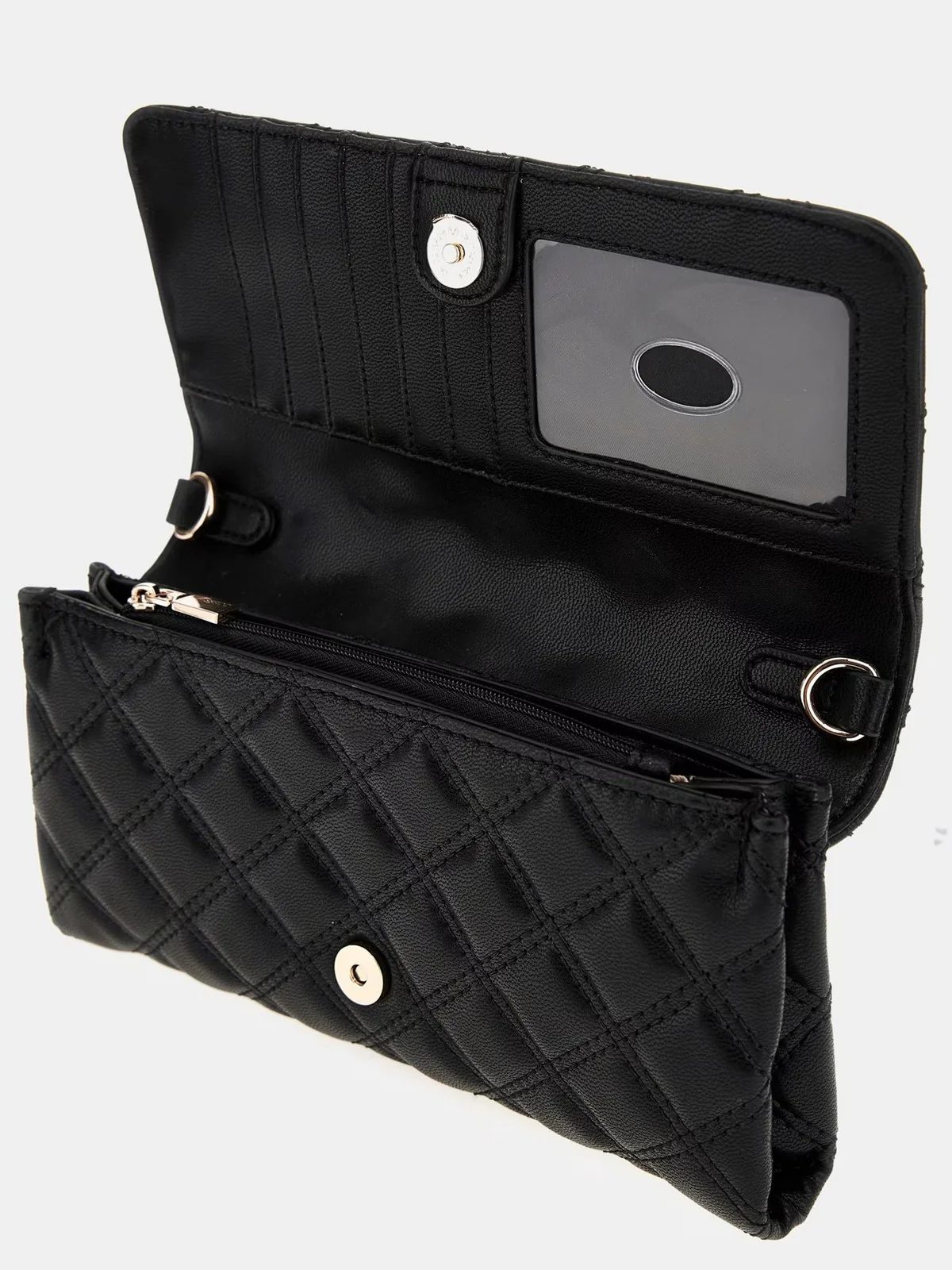 GUESS Borsa Donna Mini tracolla Giully HWQG87 48750 BLA Nero - Image 3