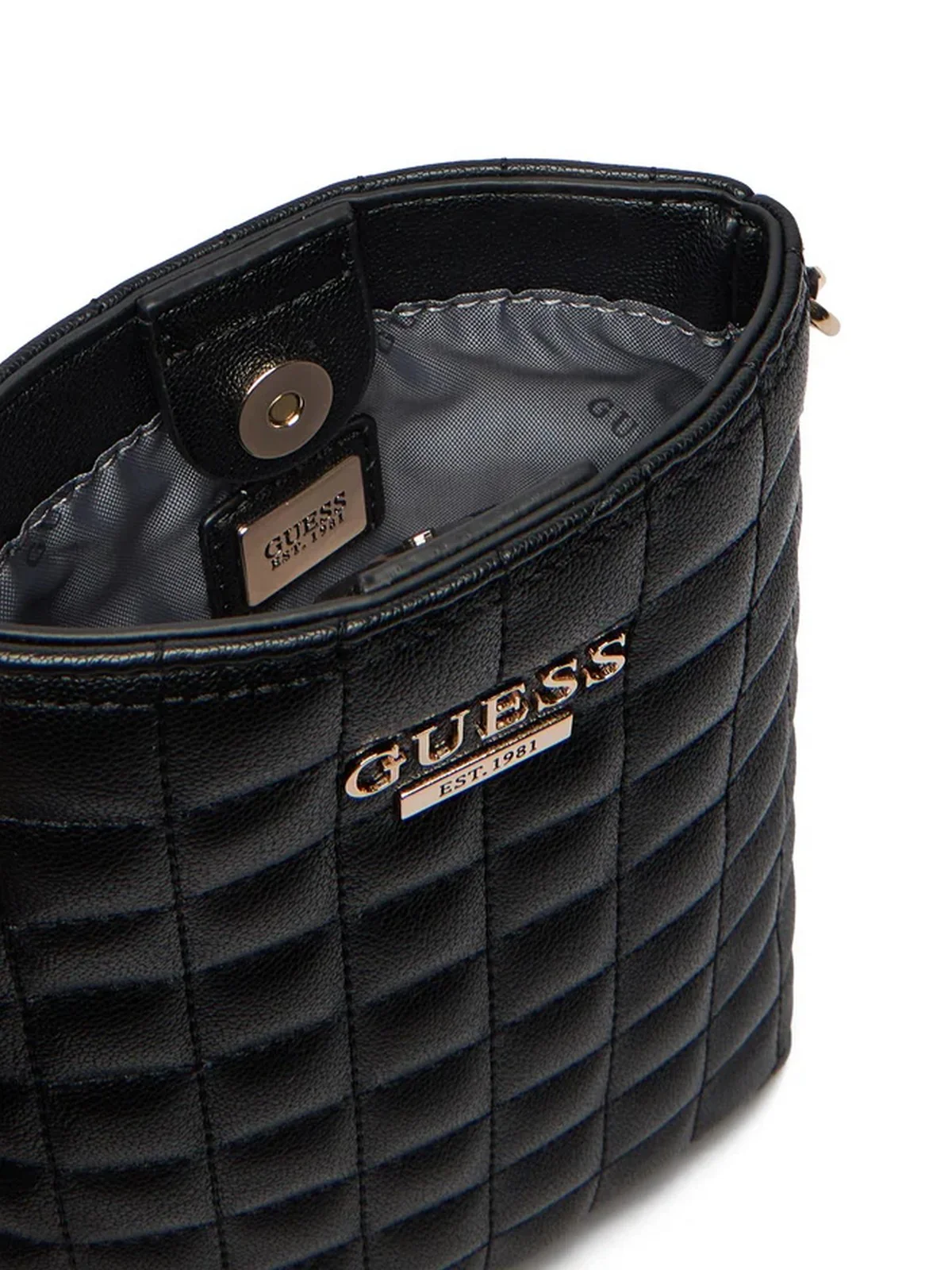 GUESS Borsa Donna NADIRA CHIT CHAT TWQG84 24015 BLA BLACK - Image 4