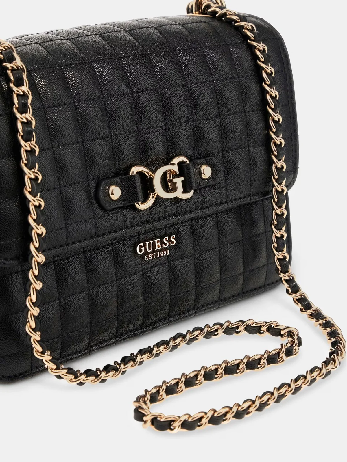 GUESS Borsa Donna NADIRA CONVERTIBLE XBODY FLAP HWQG84 24210 BLA BLACK - Image 5