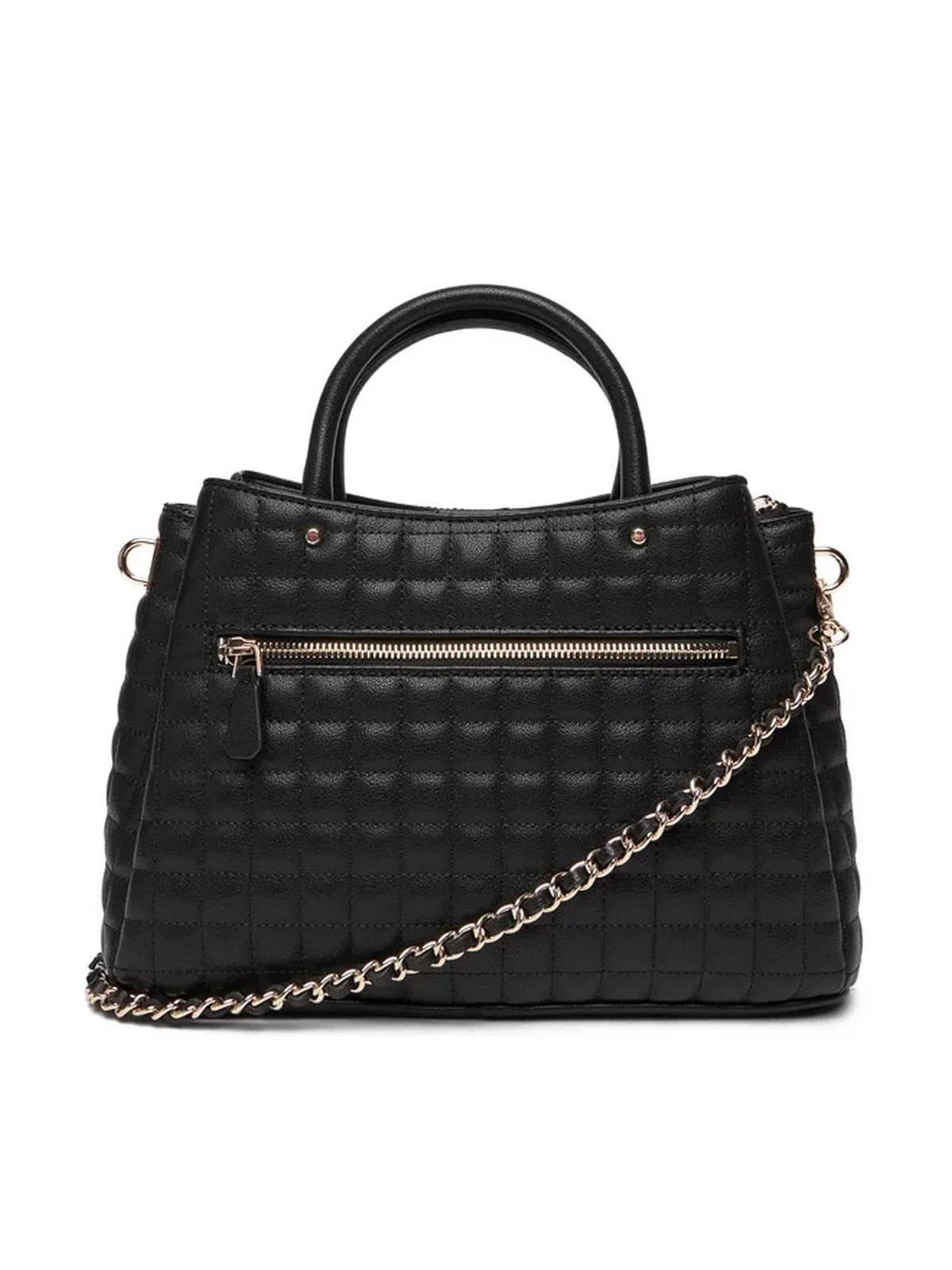 GUESS Borsa Donna NADIRA GIRLFRIEND SATCHEL HWQG84 24060 BLA BLACK - Image 3