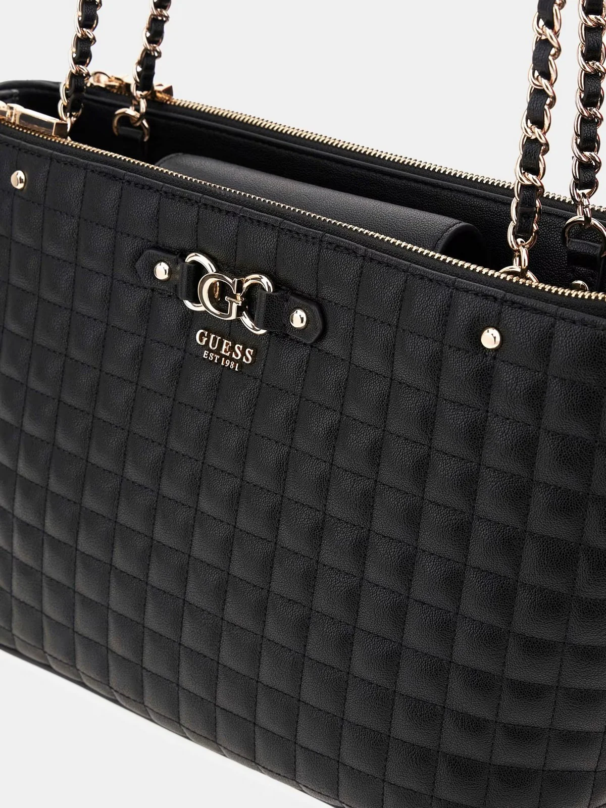 GUESS Borsa Donna NADIRA STATUS TOTE HWQG84 24220 BLA BLACK - Image 6