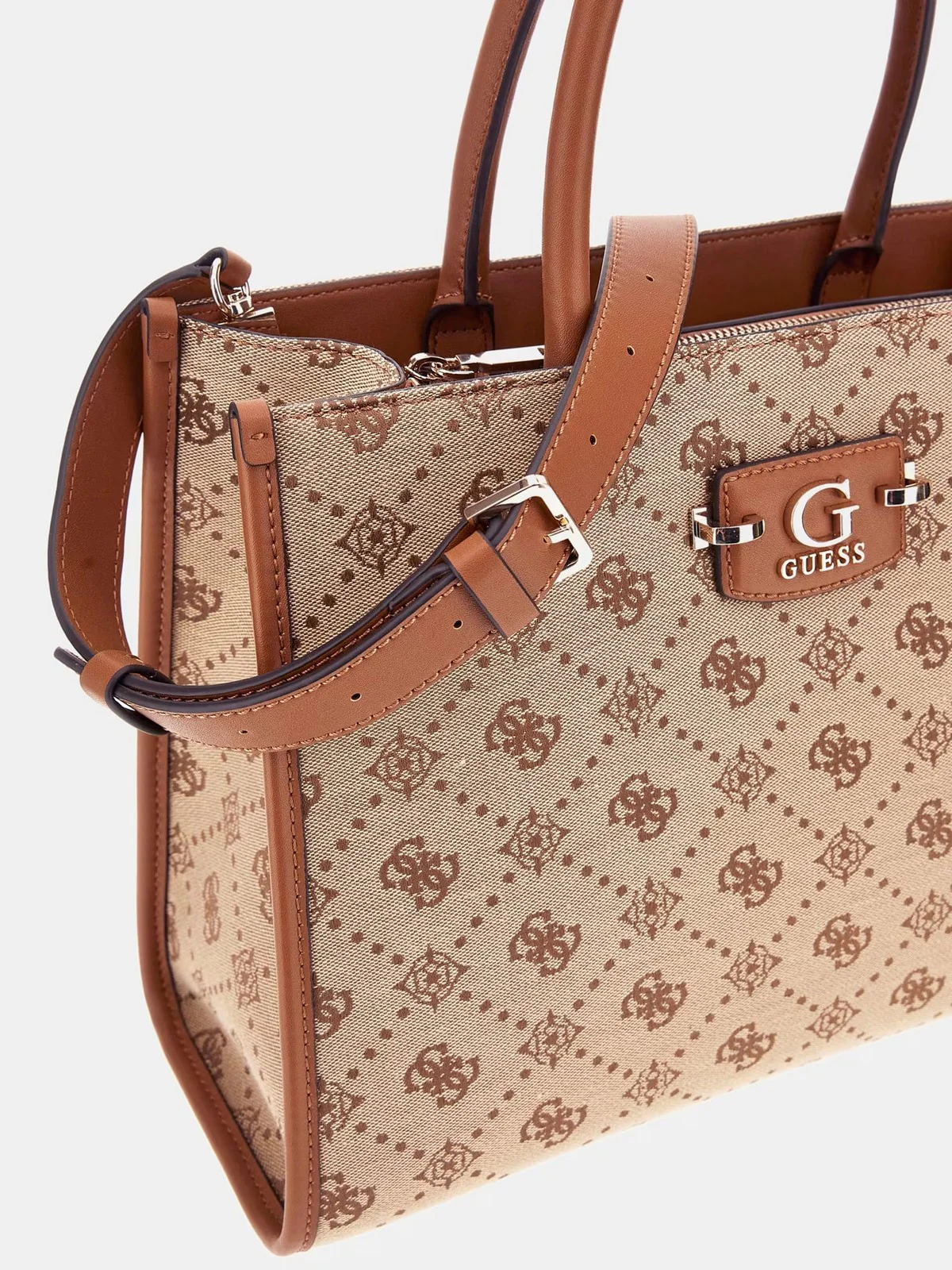 GUESS Borsa Donna NEDA 2 COMP TOTE HWJP96 54220 LTL LATTE LOGO - Image 6