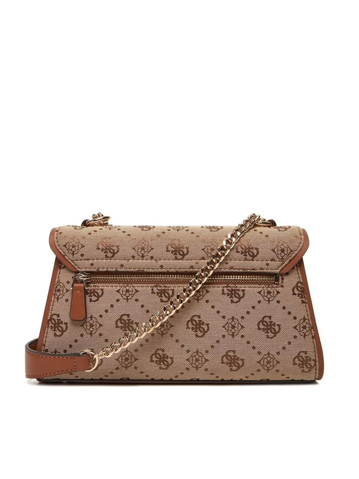 GUESS Borsa Donna NEDA CONVERTIBLE XBODY FLAP HWJP96 54210 LTL LATTE LOGO - Image 4