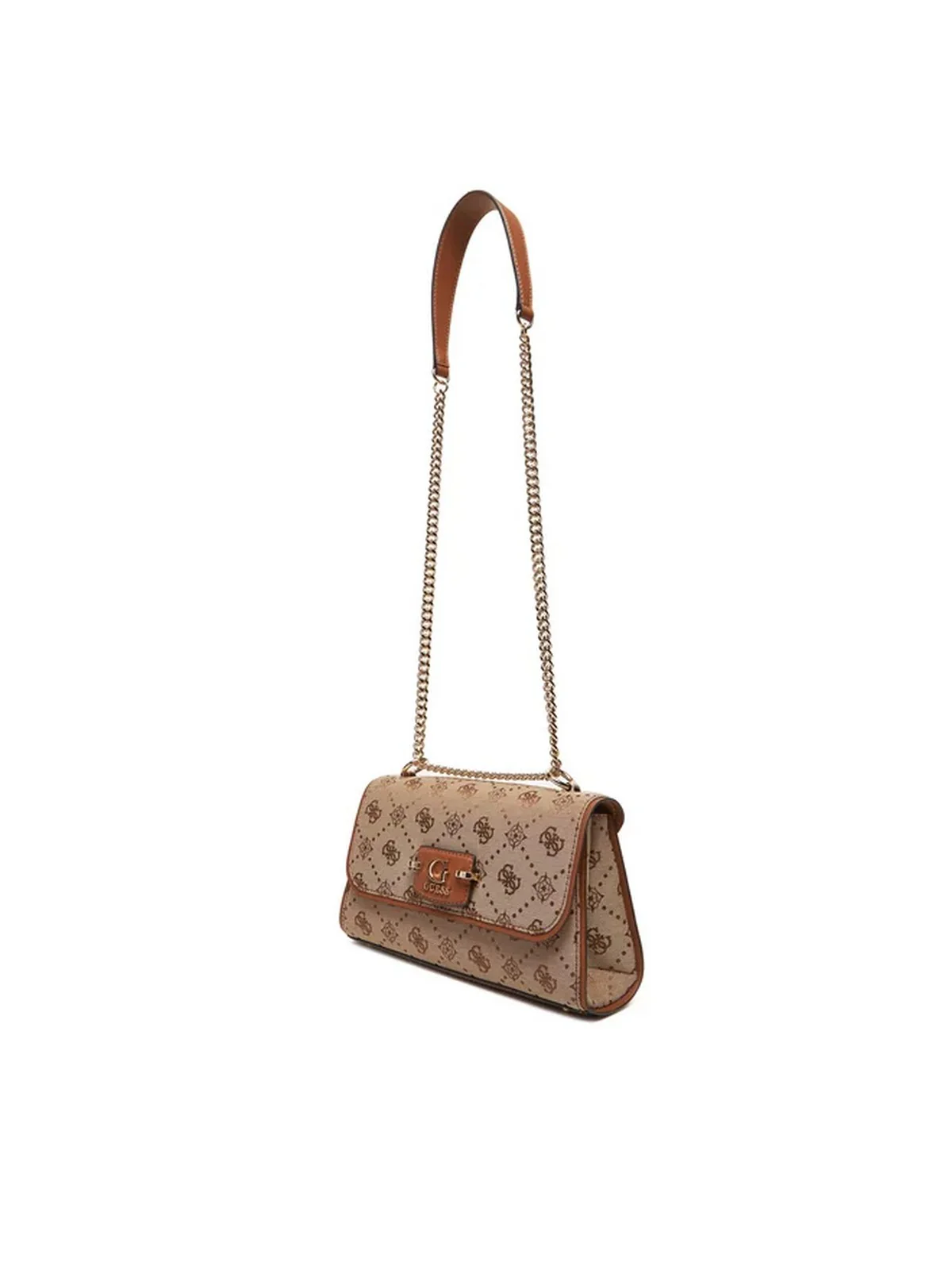 GUESS Borsa Donna NEDA CONVERTIBLE XBODY FLAP HWJP96 54210 LTL LATTE LOGO - Image 6