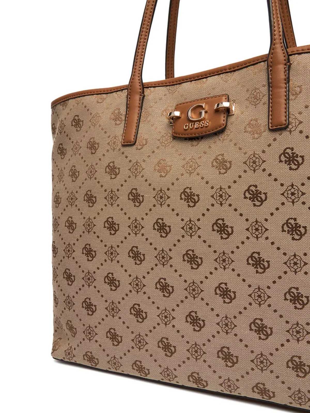 GUESS Borsa Donna NEDA LARGE 2 IN 1 TOTE HWJP96 54240 LTL LATTE LOGO - Image 3