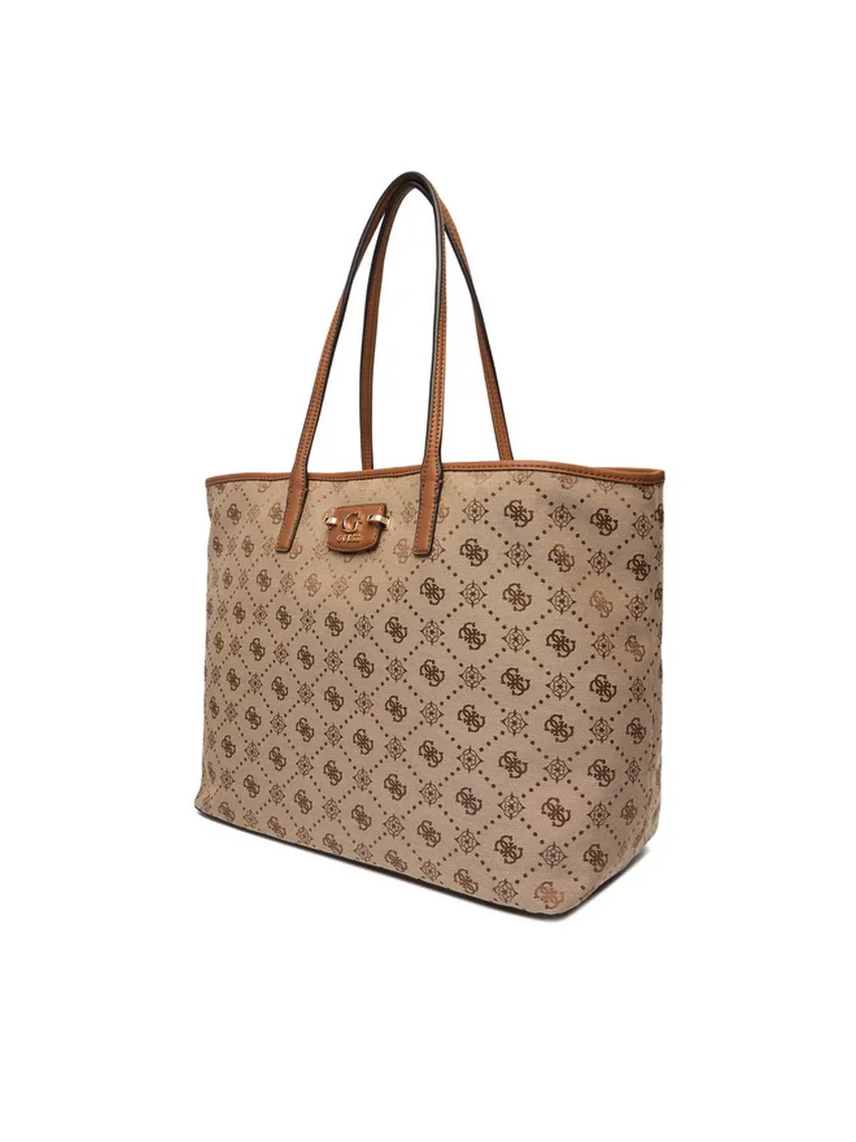 GUESS Borsa Donna NEDA LARGE 2 IN 1 TOTE HWJP96 54240 LTL LATTE LOGO - Image 8