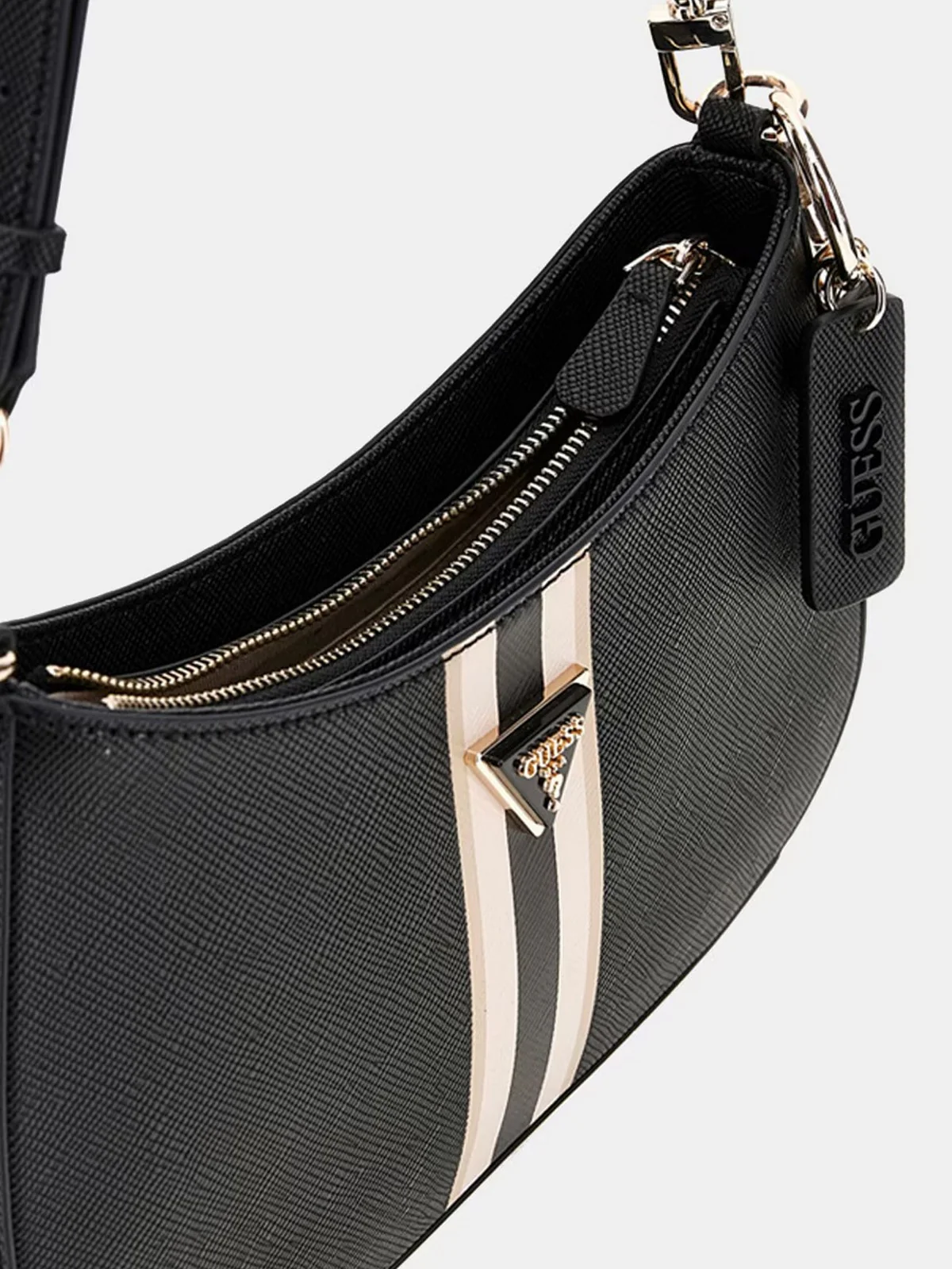 GUESS Borsa Donna Noelle Crossbody Cam HWZS78 79180 BLA Nero - Image 3